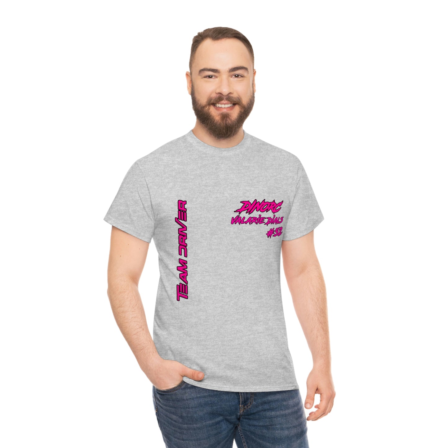 Team Driver Valarie Dials Dino's Divas Front and Back DinoRc Logo T-Shirt S-5x 5 colors