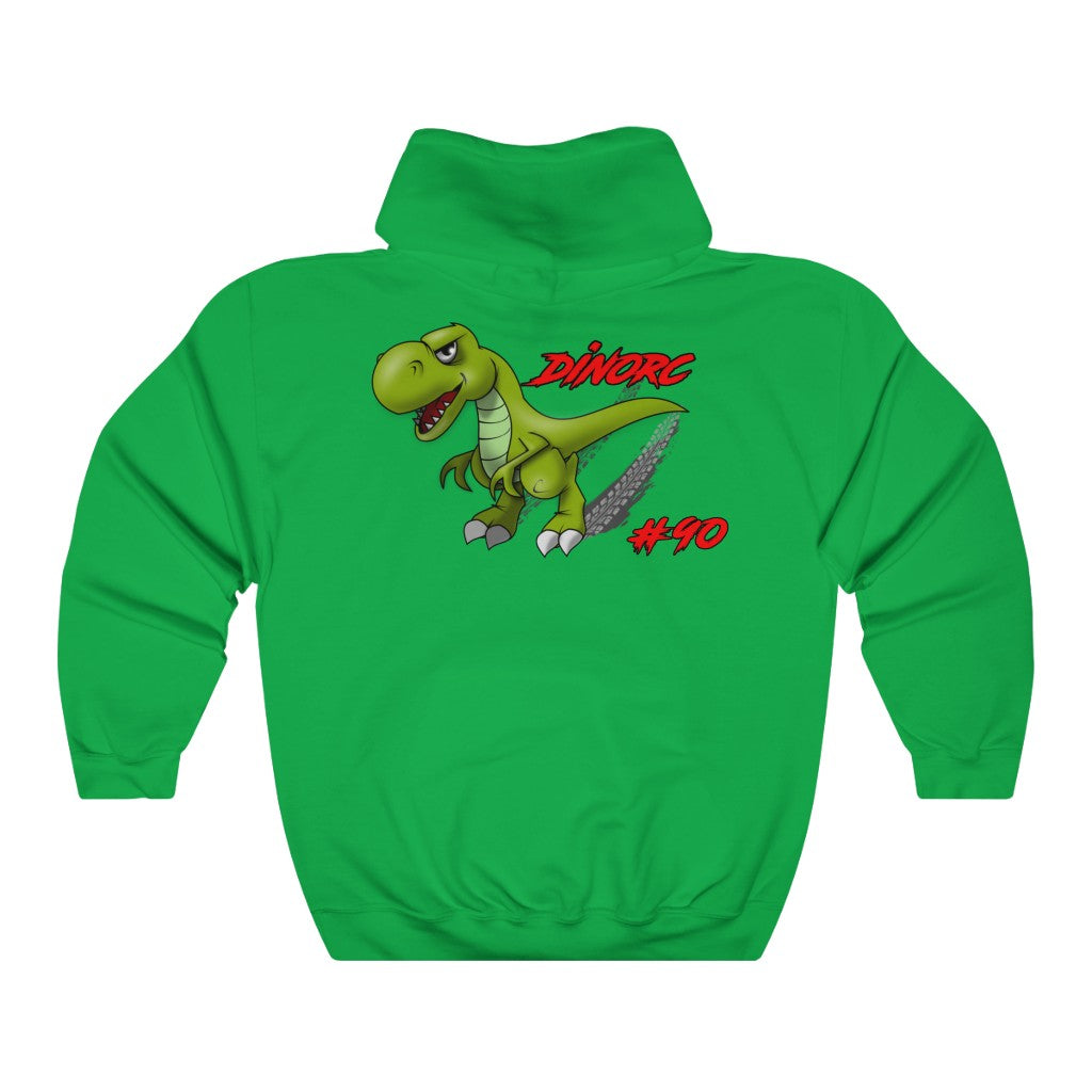 Team Driver Kenith Hurley DinoRC Logo Front Back Heavy Blend™ Hooded Sweatshirt
