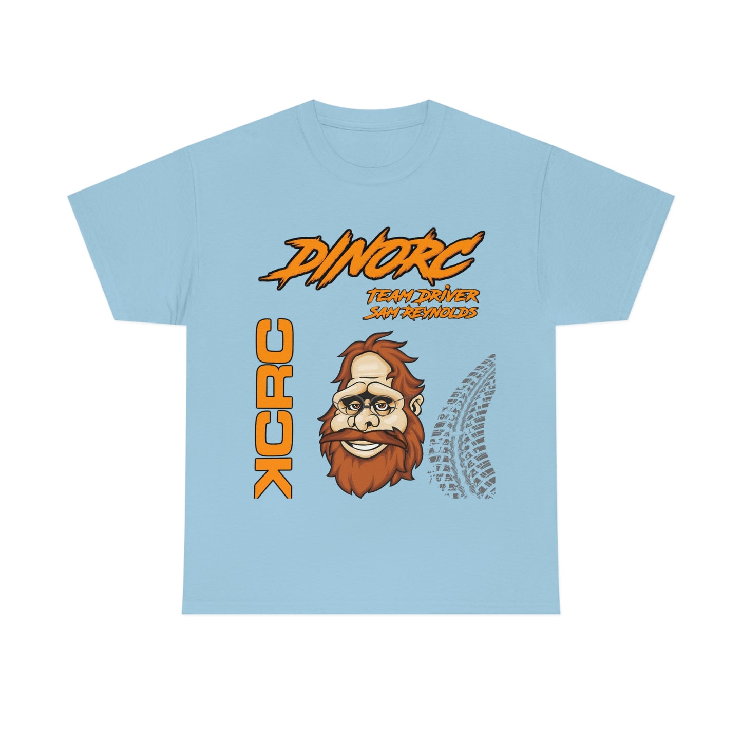 Team Driver Sam Reynolds Front and Back DinoRc Logo T-Shirt S-5x 5 colors