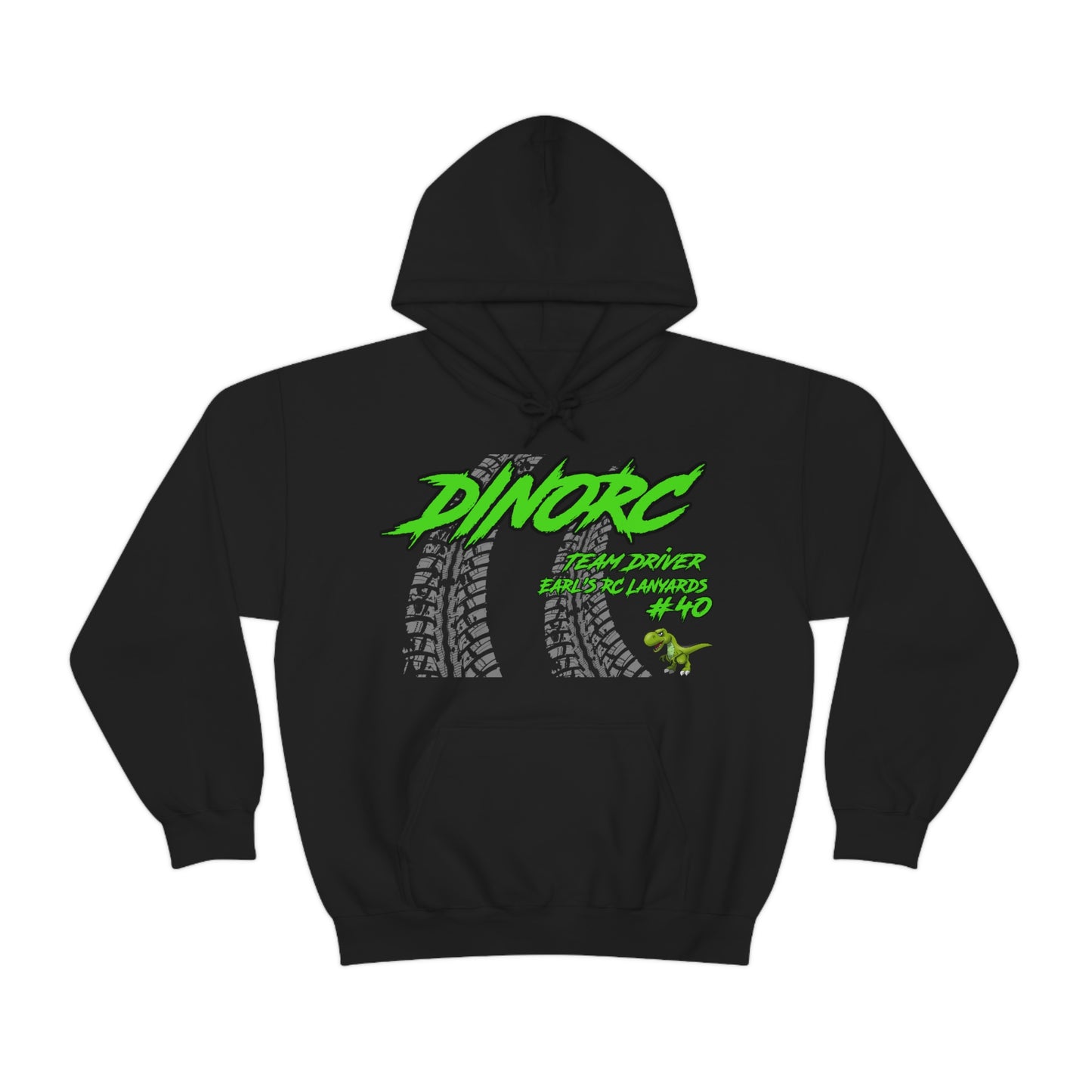 Team Driver Earl's RC Lanyards DinoRC Logo Hooded Sweatshirt Heavy Blend™ Hooded Sweatshirt