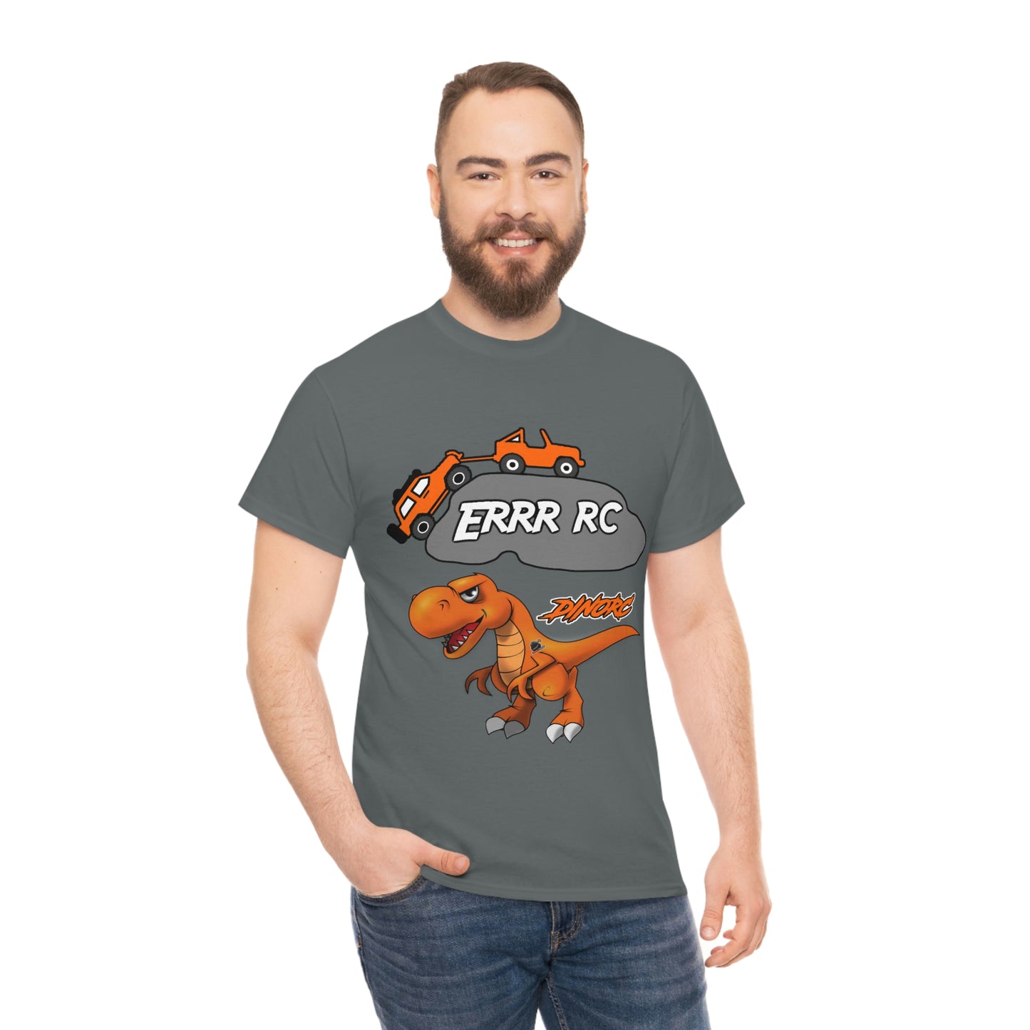 ERRR RC DinoRC Team Driver Jordan Miller Front and Back DinoRc Logo T-Shirt S-5x 5 colors