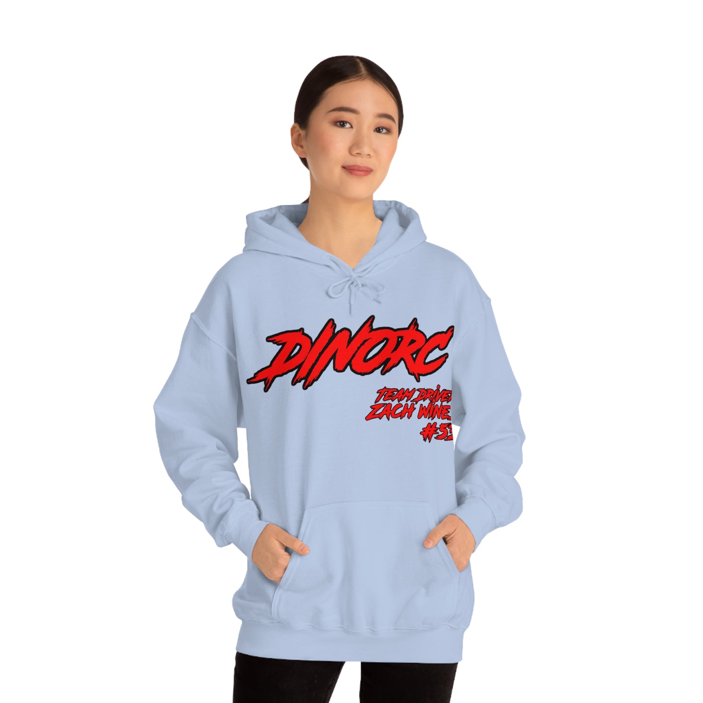 Team Driver Zach Wines DinoRC Logo Hooded Sweatshirt Heavy Blend™ Hooded Sweatshirt