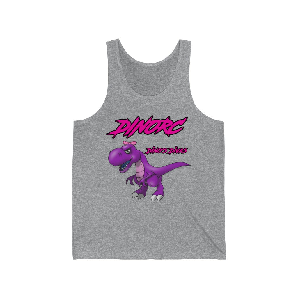 Dino's Divas DinoRC Logo Jersey Tank Top
