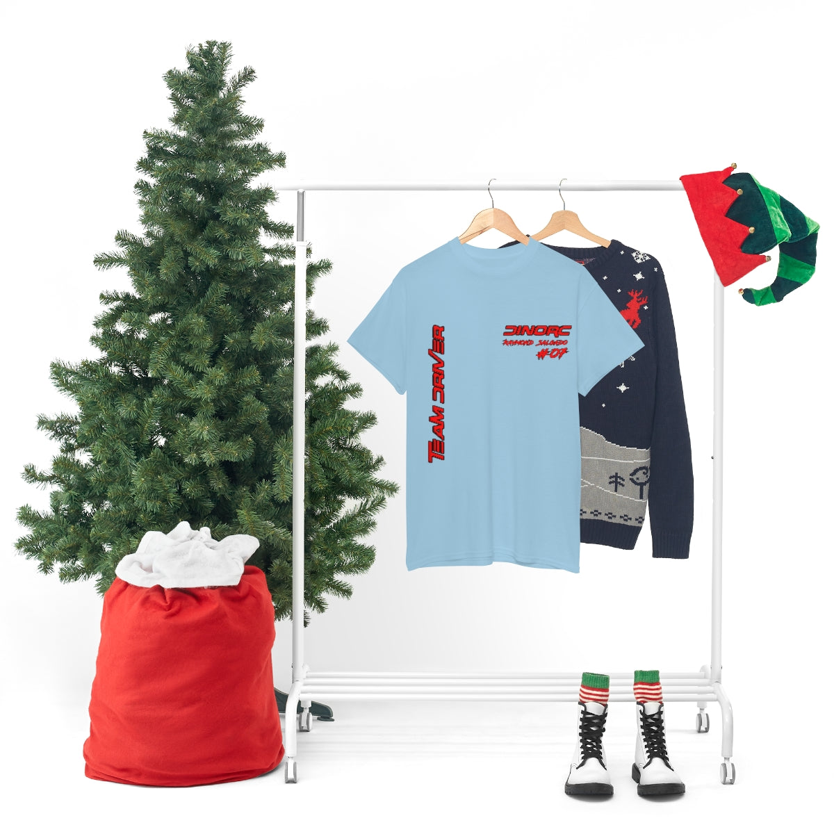 Team Driver Raymond Salgado Front and Back DinoRc Logo T-Shirt S-5x 5 colors