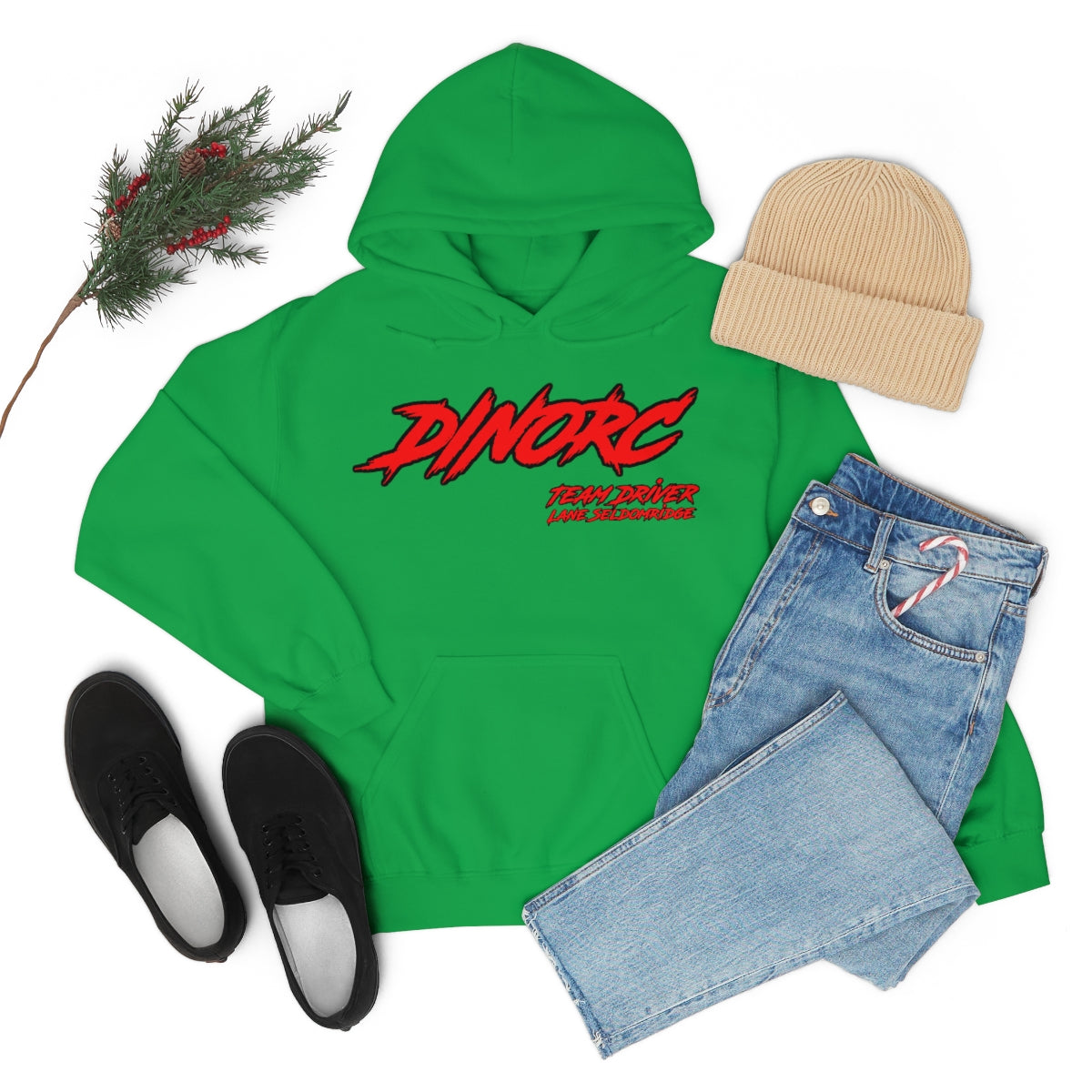 Tean Driver Lane Seldomridge DinoRC Logo Hooded Sweatshirt Heavy Blend™ Hooded Sweatshirt