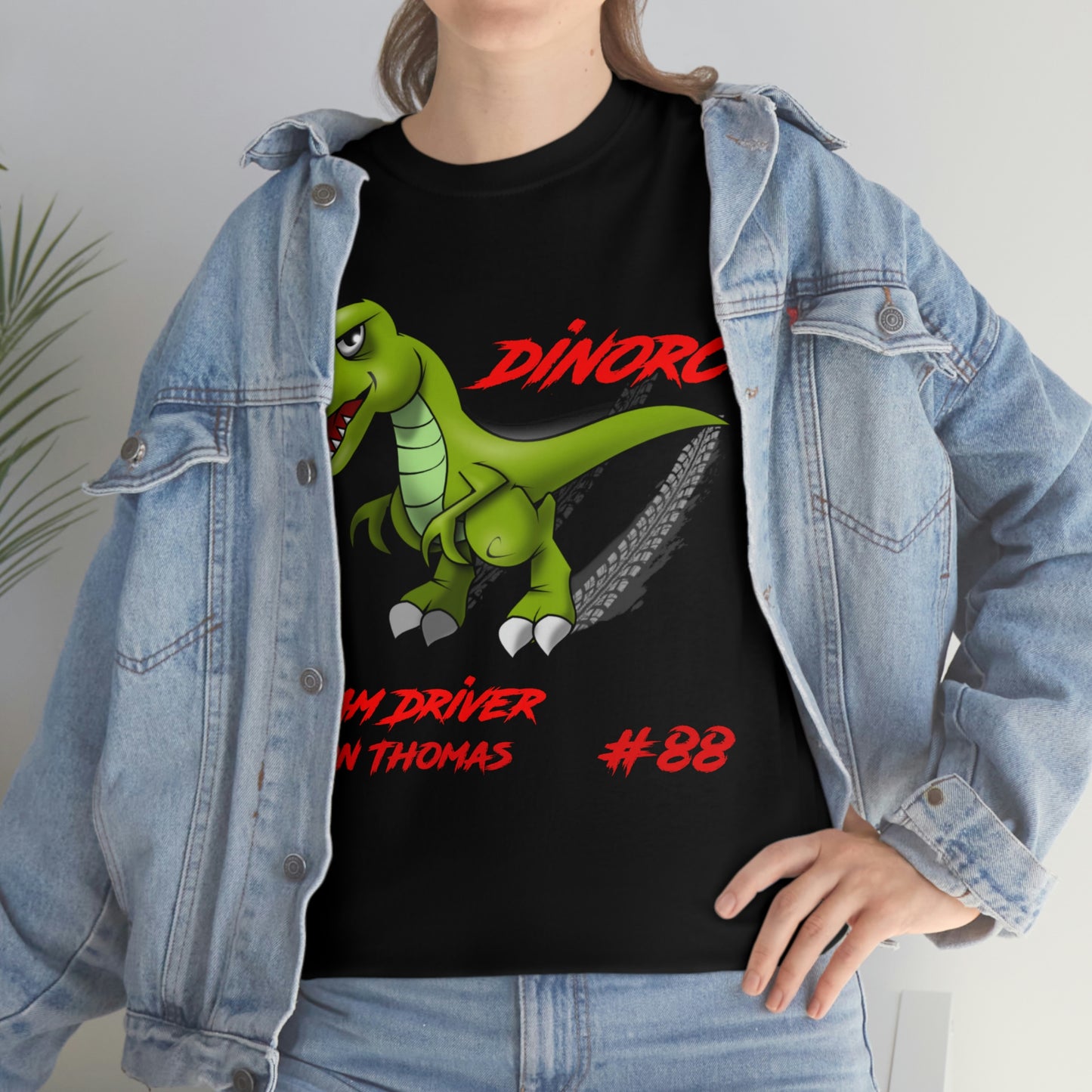 Team Driver Ron Thomas and 30' Ford Coupe Front and Back DinoRc Logo T-Shirt S-5x 5 colors