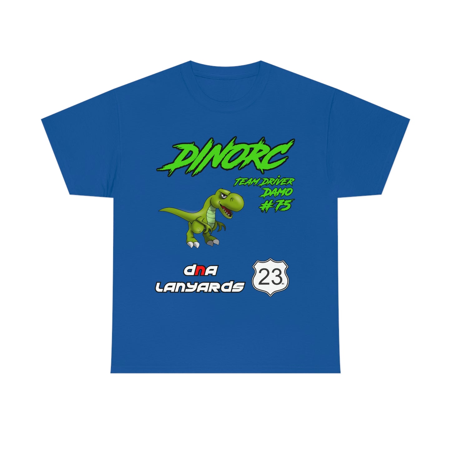 Team Driver DNA Lanyards Front and Back DinoRc Logo T-Shirt S-5x 5 colors