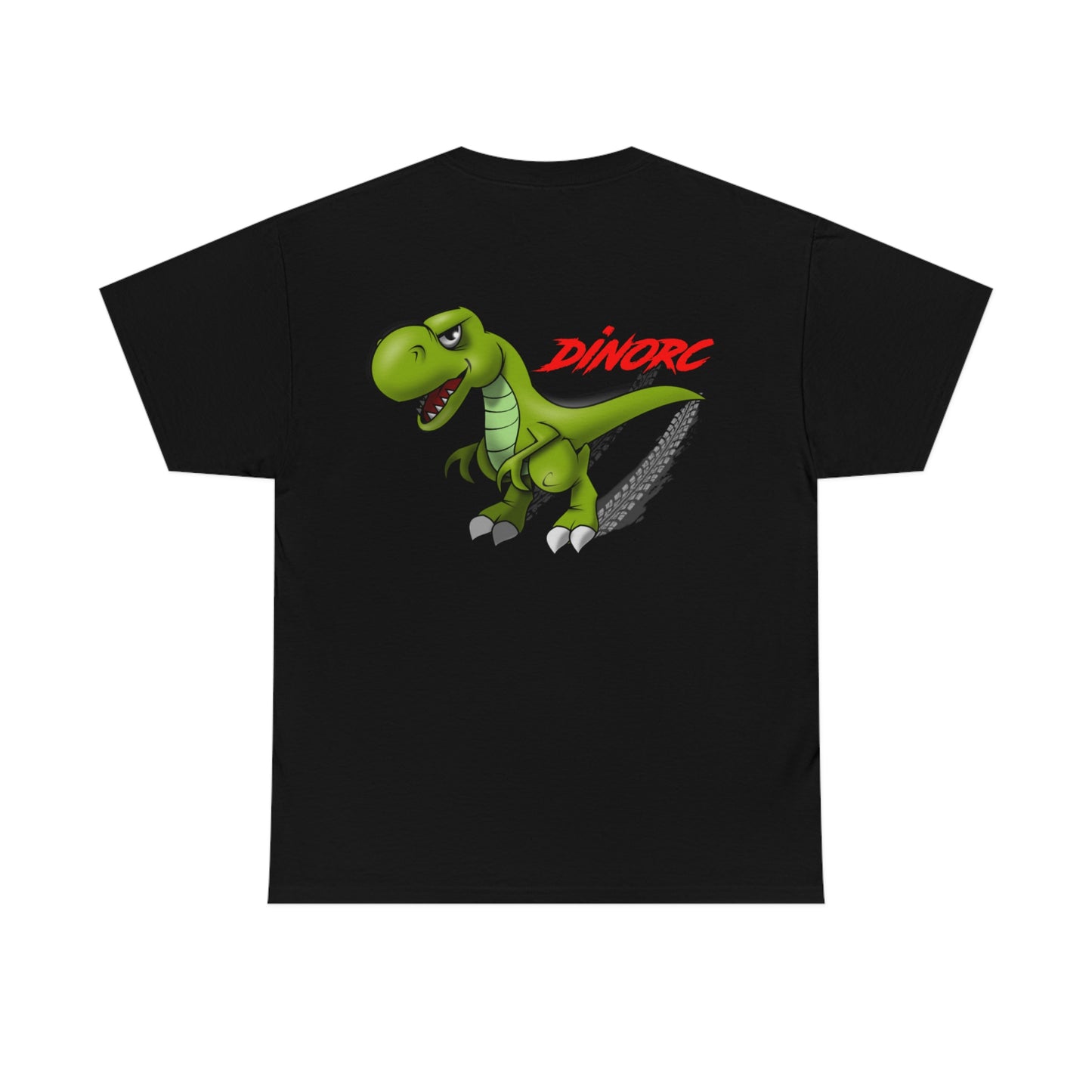Vertical Team Driver Mike Hammond Front and Back DinoRc Logo T-Shirt S-5x 5 colors