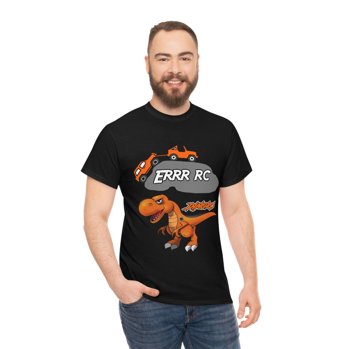 ERRR RC DinoRC Team Driver Jordan Miller Front and Back DinoRc Logo T-Shirt S-5x 5 colors
