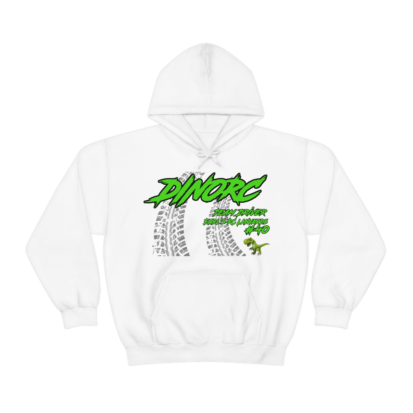 Team Driver Earl's RC Lanyards DinoRC Logo Hooded Sweatshirt Heavy Blend™ Hooded Sweatshirt