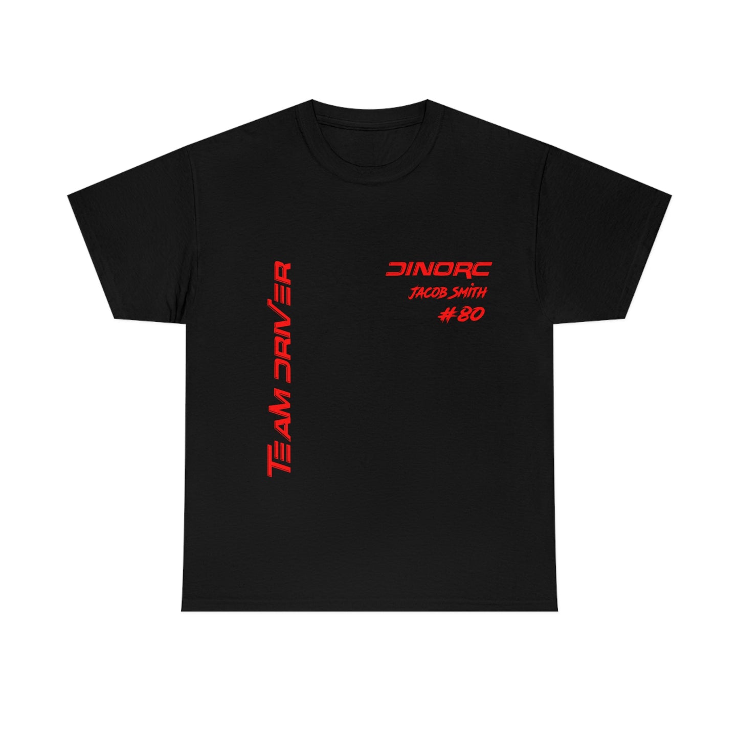 Team Driver Jacob Smith Front and Back DinoRc Logo T-Shirt S-5x 5 colors
