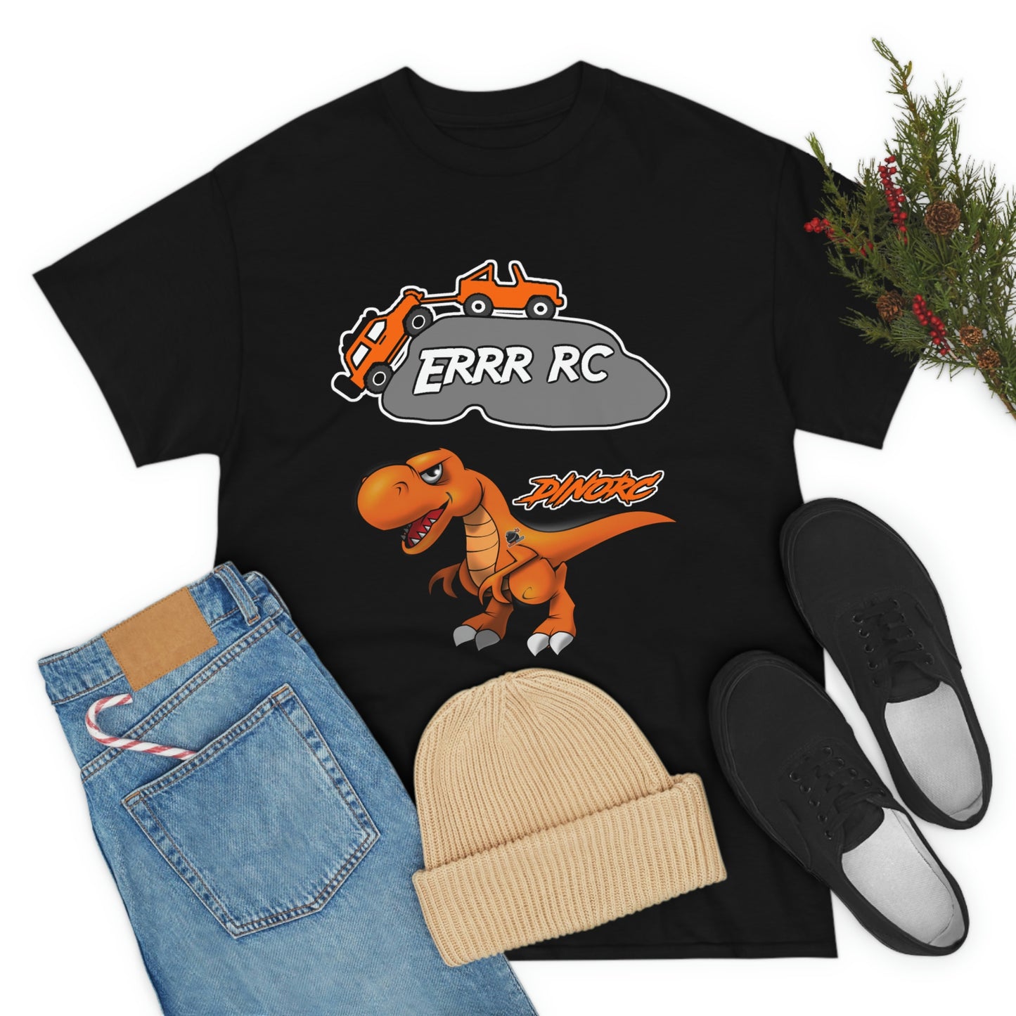 Team Driver Jordan Miller ERRR RC Front and Back DinoRc Logo T-Shirt S-5x 5 colors