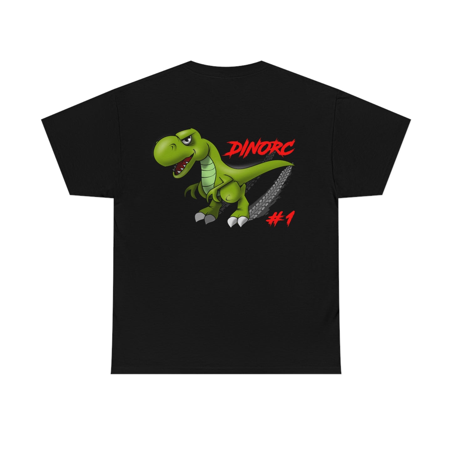 Team Driver Ryan Ashbaugh Front Back DinoRc Logo T-Shirt S-5x Black Green