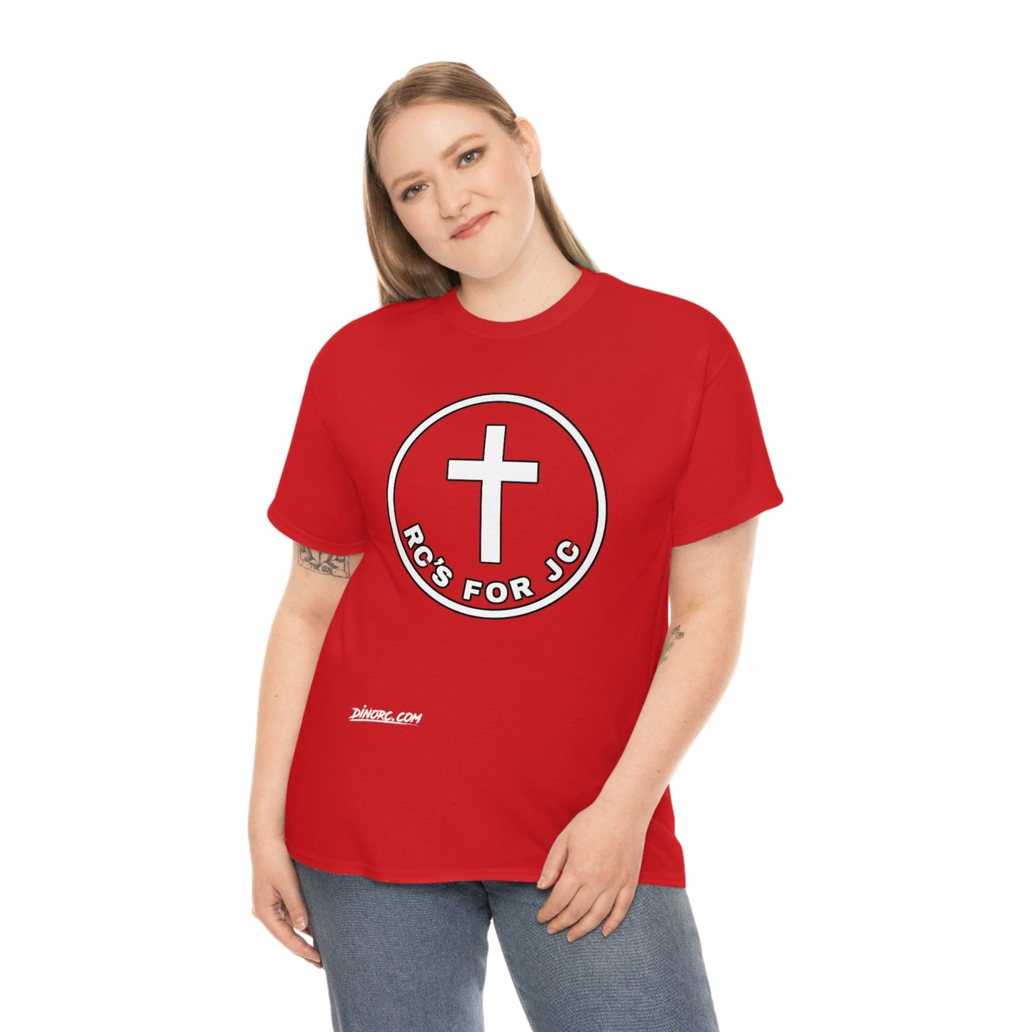RCSFORJC White Logo 10 color Front only T-Shirt 10 colors S-5x