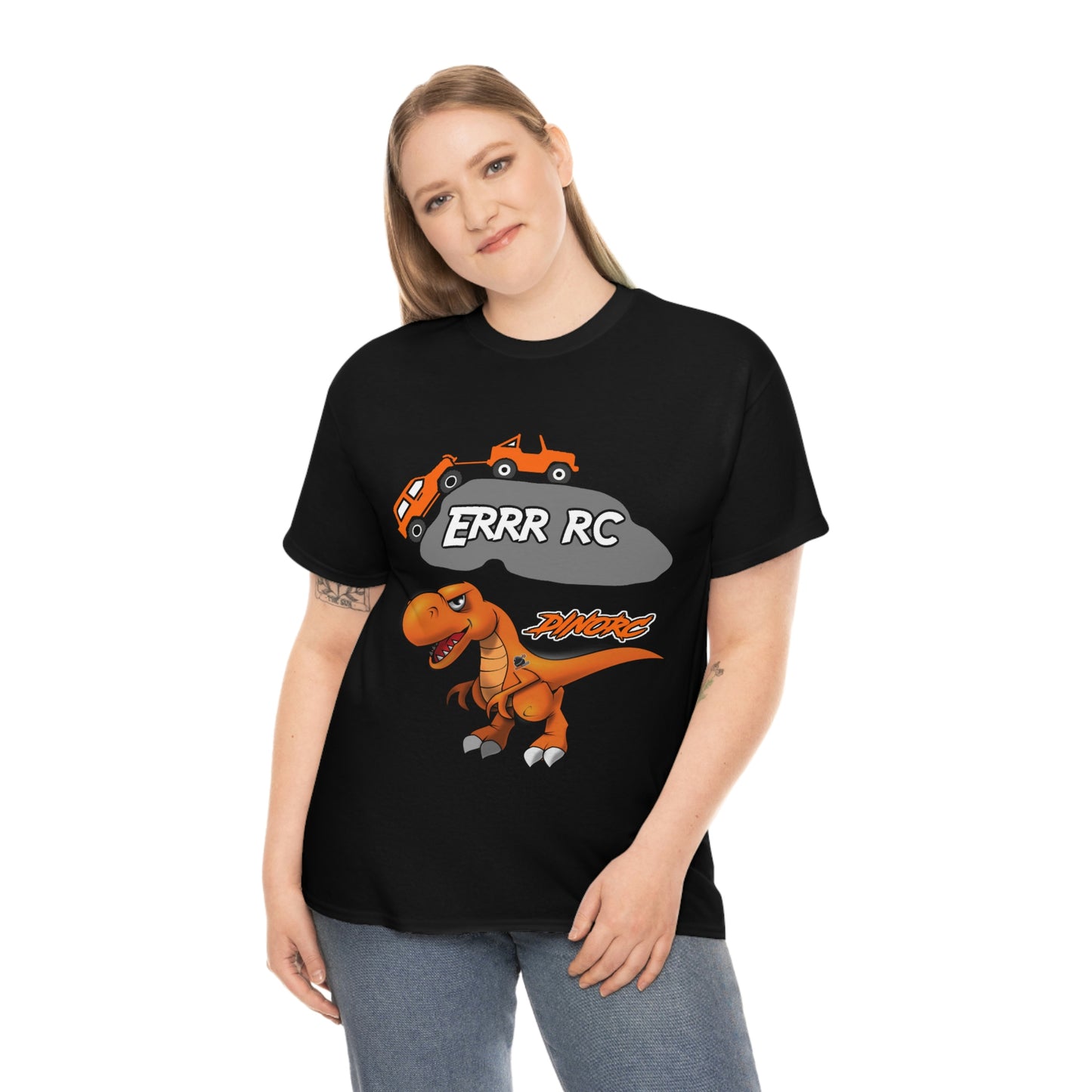 ERRR RC DinoRC Team Driver Jordan Miller Front and Back DinoRc Logo T-Shirt S-5x 5 colors
