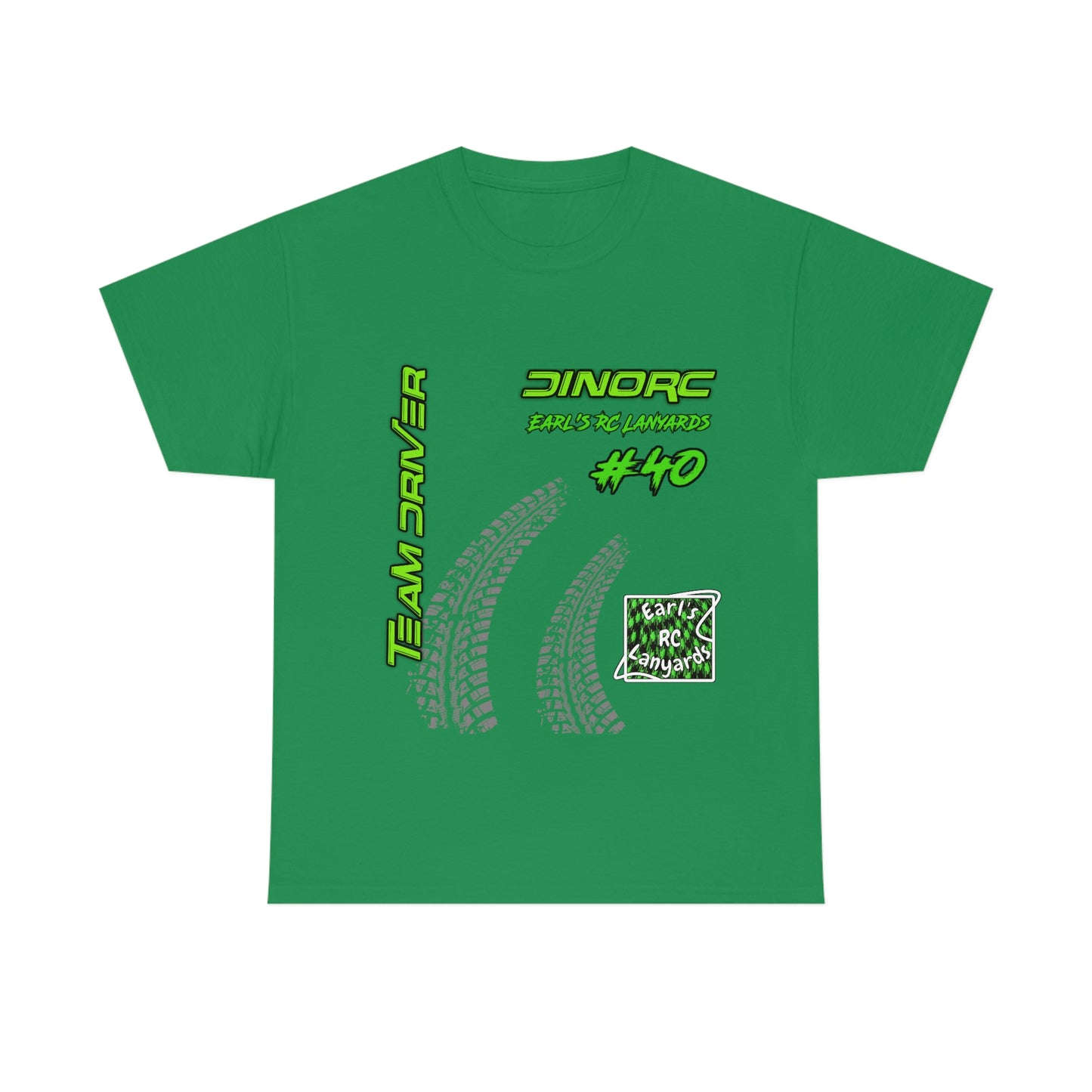 Team Driver Earl's RC Lanyards Front and Back DinoRc Logo T-Shirt S-5x 5 colors