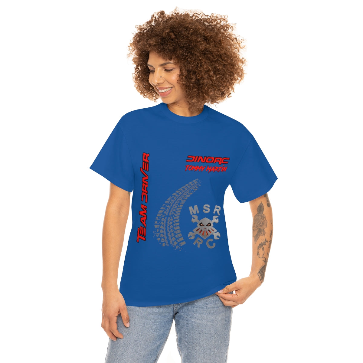 Team Driver Tommy Martin MSR RC Front and Back DinoRc Logo T-Shirt S-5x 5 colors