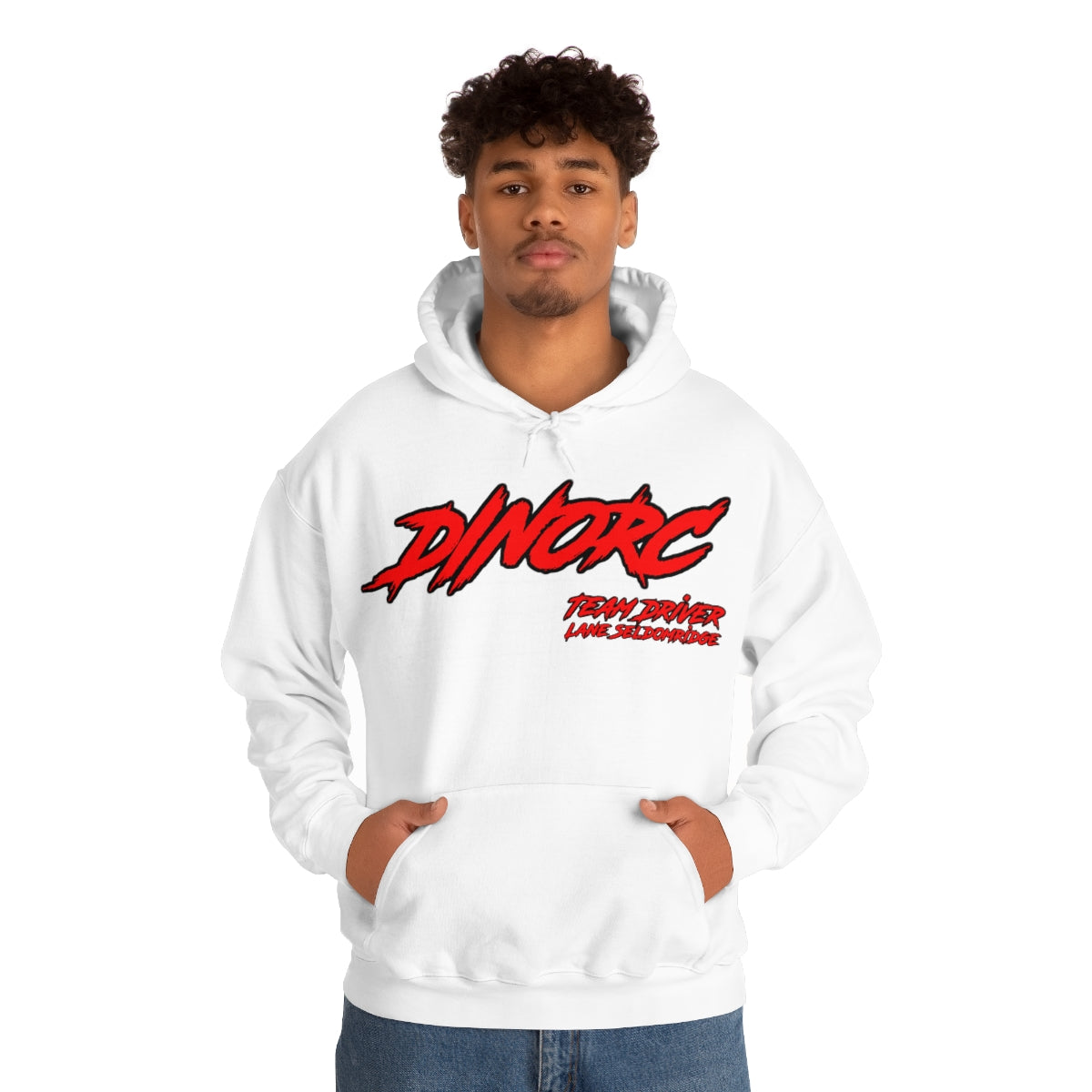 Tean Driver Lane Seldomridge DinoRC Logo Hooded Sweatshirt Heavy Blend™ Hooded Sweatshirt