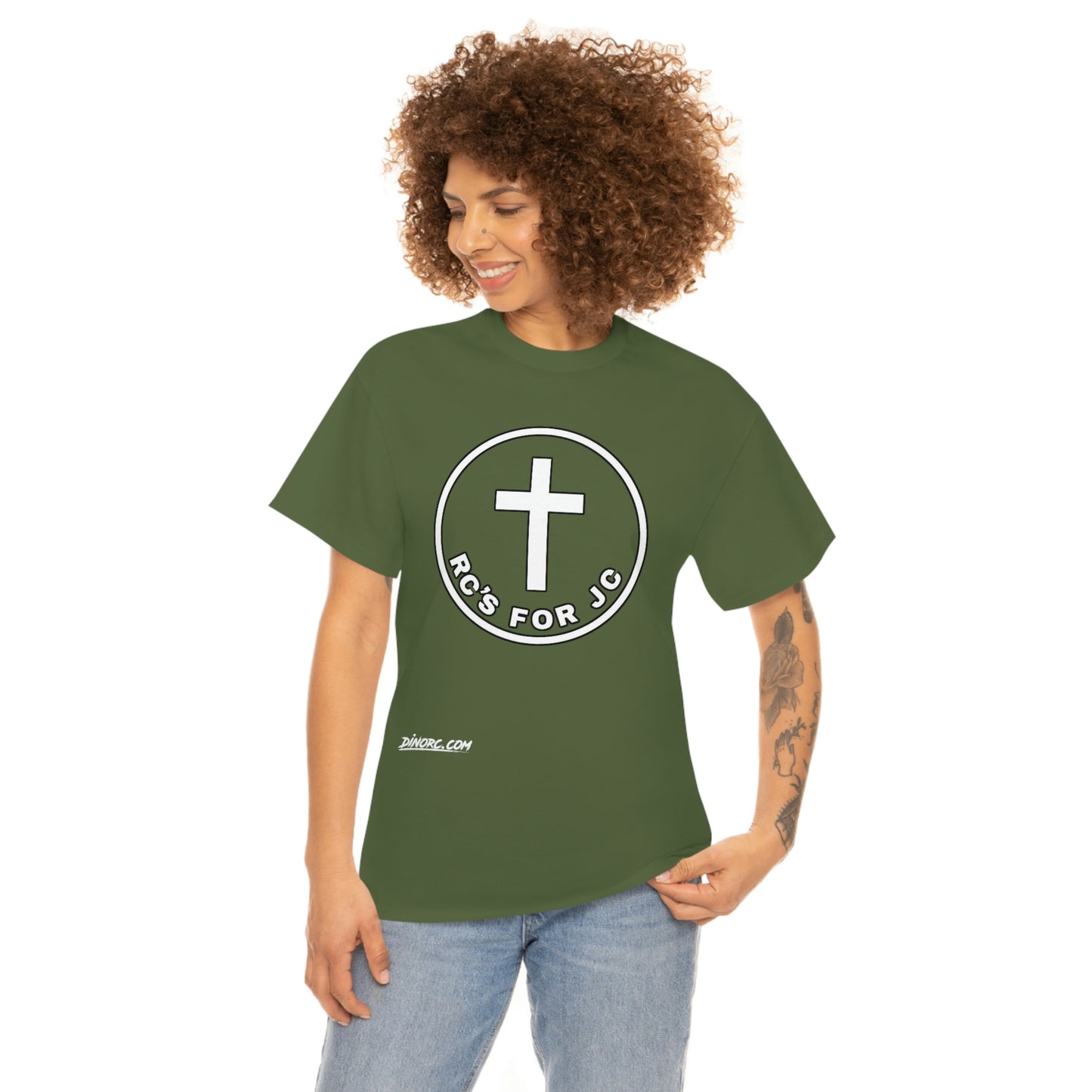 RCSFORJC White Logo 10 color Front only T-Shirt 10 colors S-5x