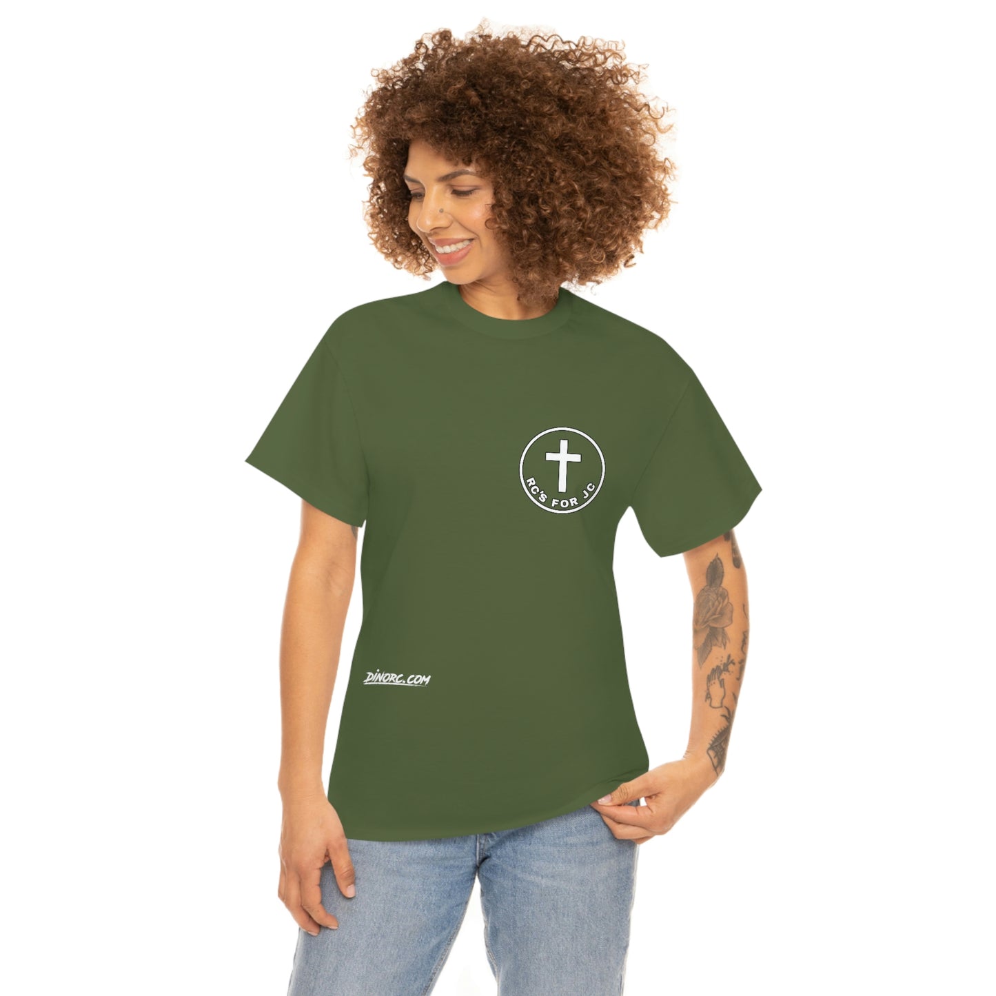 RCSFORJC White Logo Front Back T-Shirt 10 colors S-5x