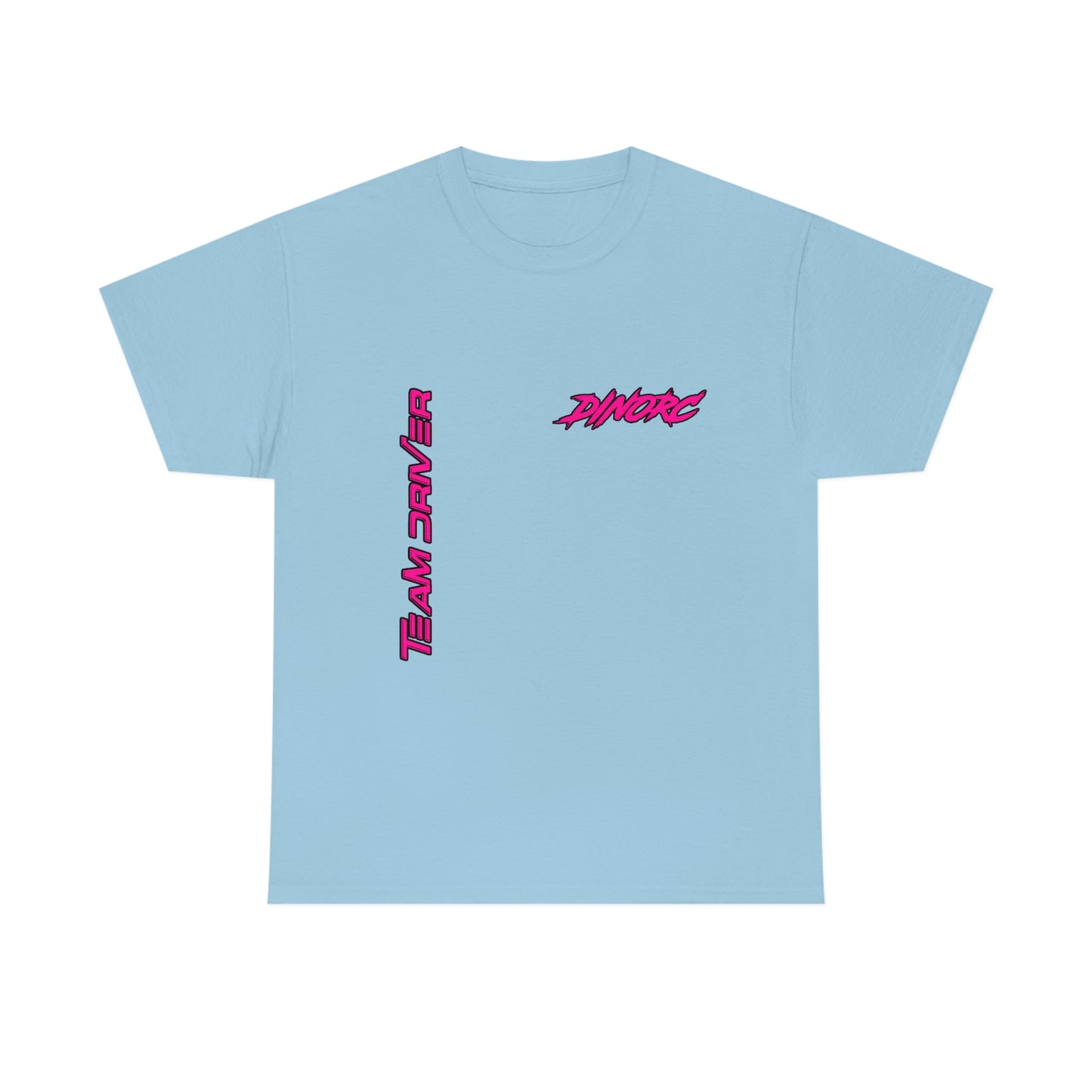 Vertical Team Driver Dino's Divas Front and Back DinoRc Logo T-Shirt S-5x 5 colors