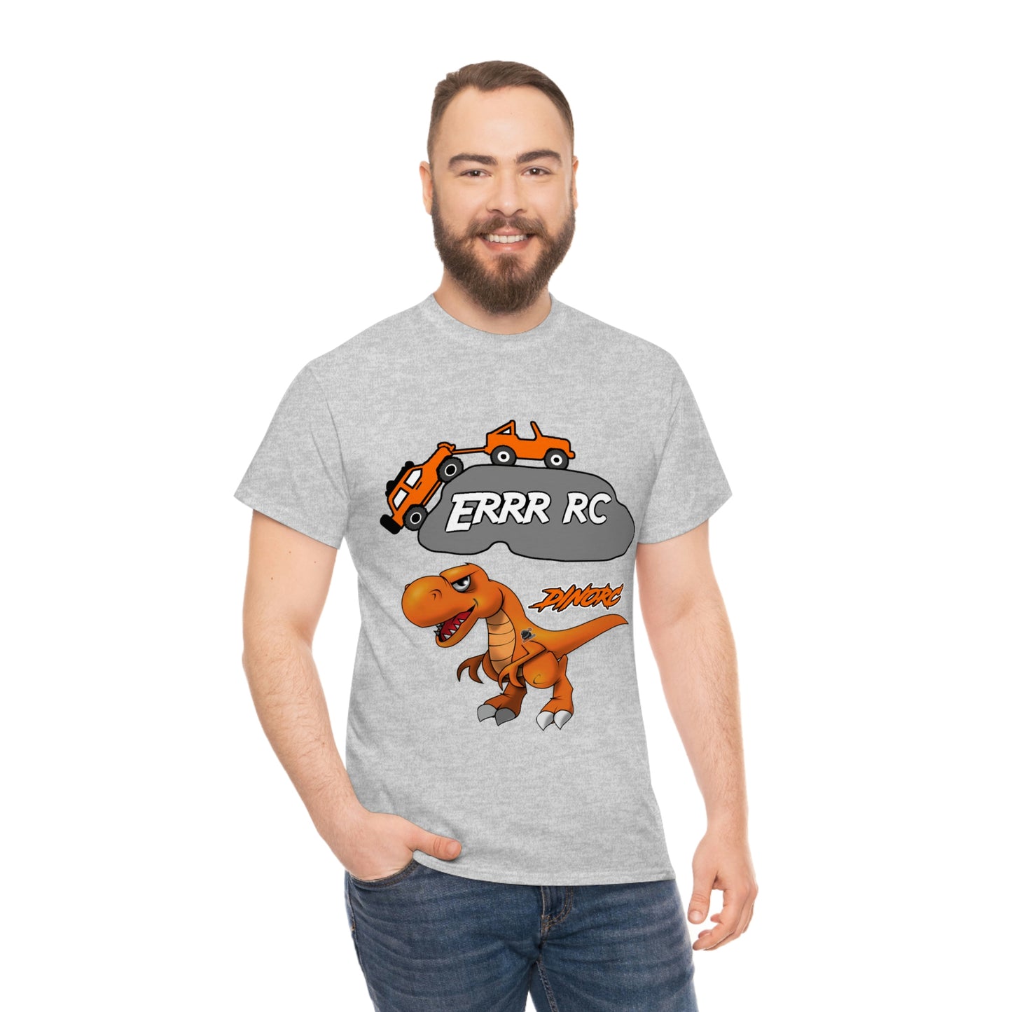 ERRR RC DinoRC Team Driver Jordan Miller Front and Back DinoRc Logo T-Shirt S-5x 5 colors