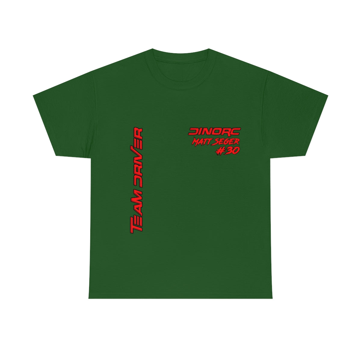 Team Driver Matt Seger Front and Back DinoRc Logo T-Shirt S-5x 5 colors