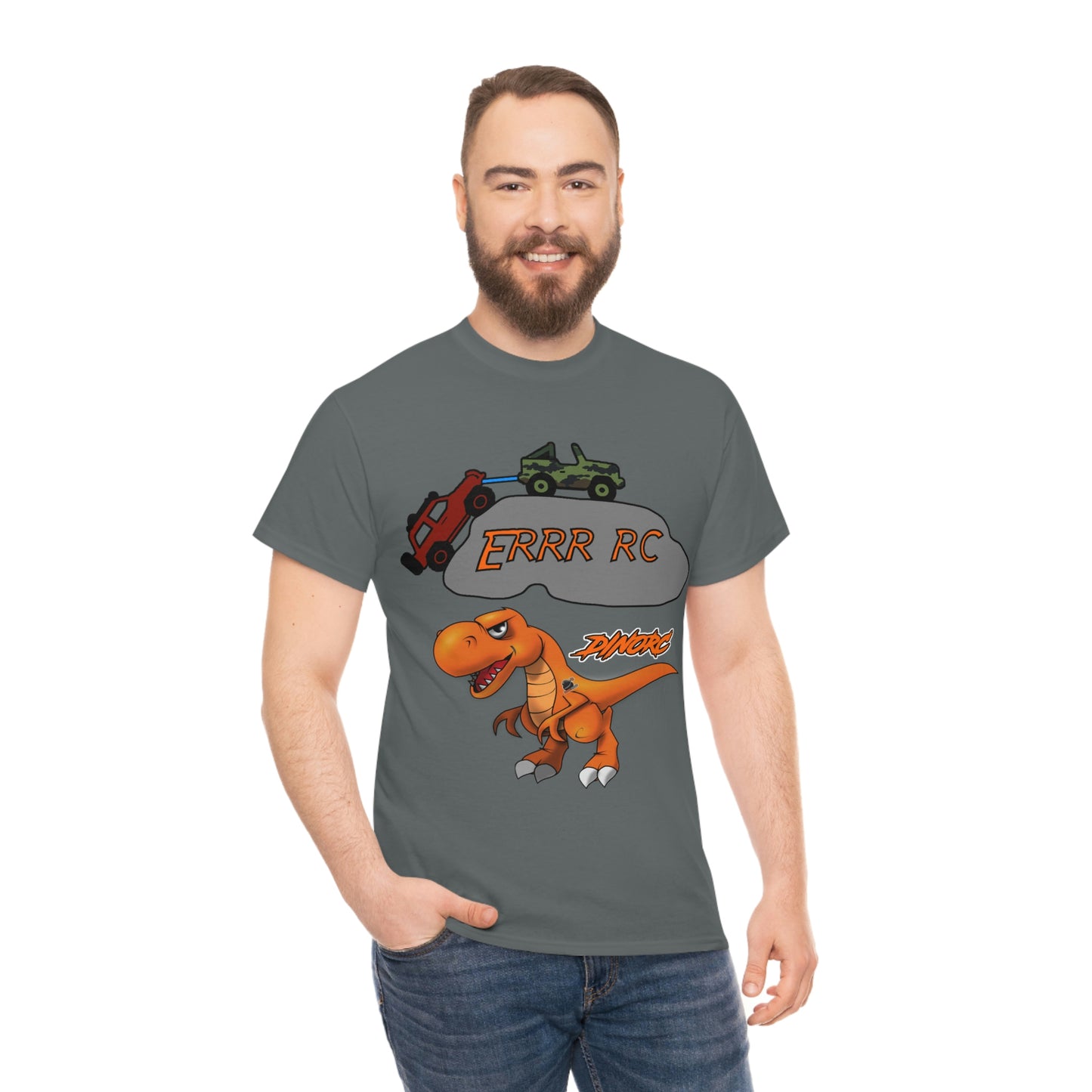 Team Driver Jordan Miller Front and Back DinoRc Logo T-Shirt S-5x 5 colors