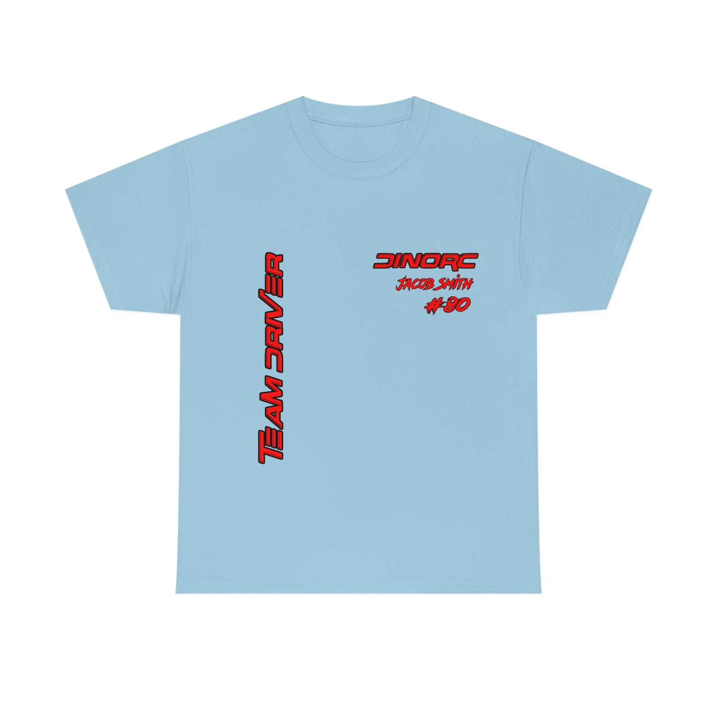 Team Driver Jacob Smith Front and Back DinoRc Logo T-Shirt S-5x 5 colors