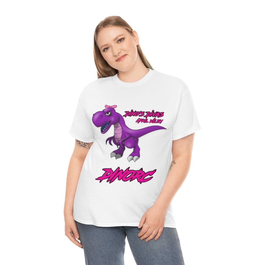 April Wiley Team Driver Dino's Divas DinoRc Logo T-Shirt S-5x