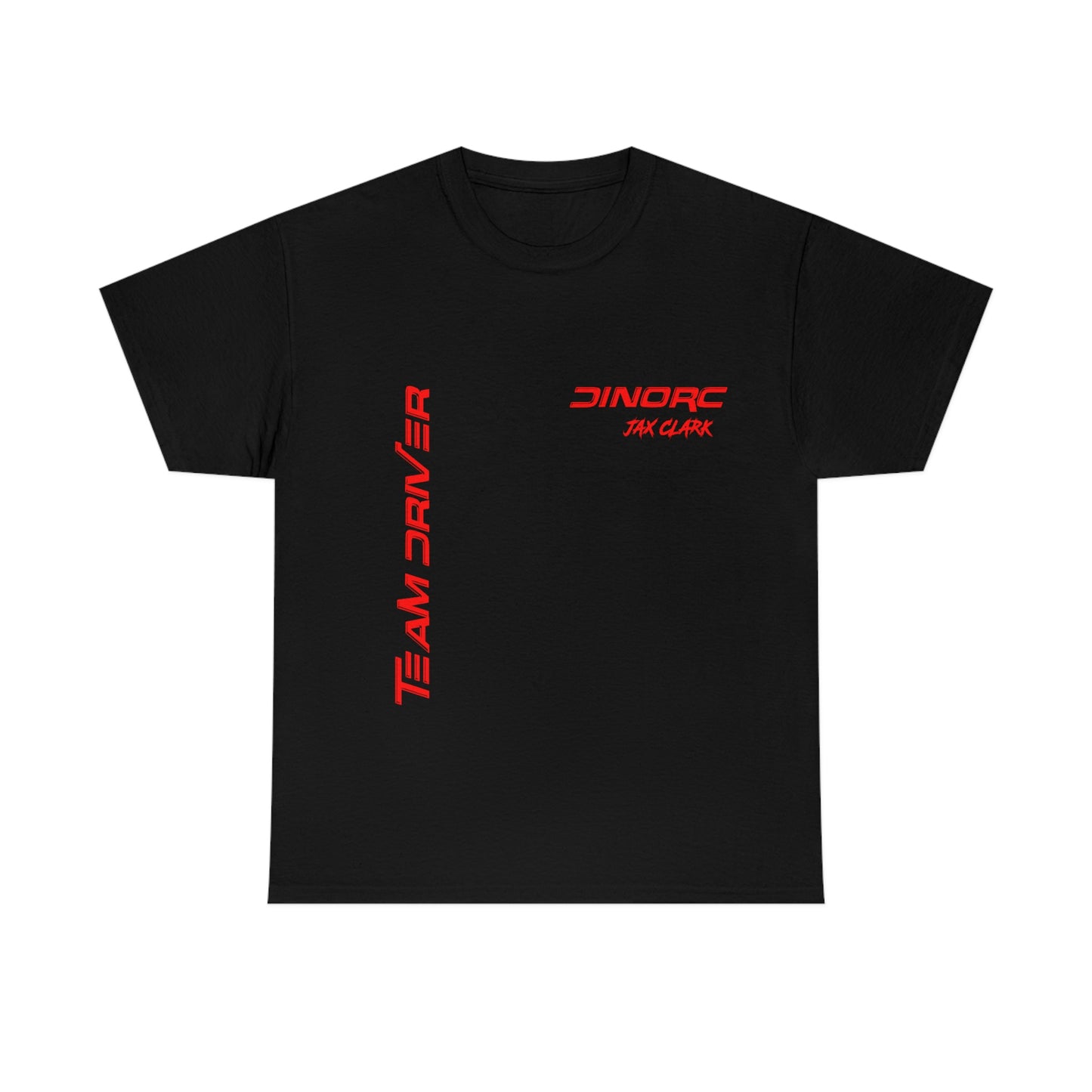 Team Driver Jax Clark Front and Back DinoRc Logo T-Shirt S-5x 5 colors