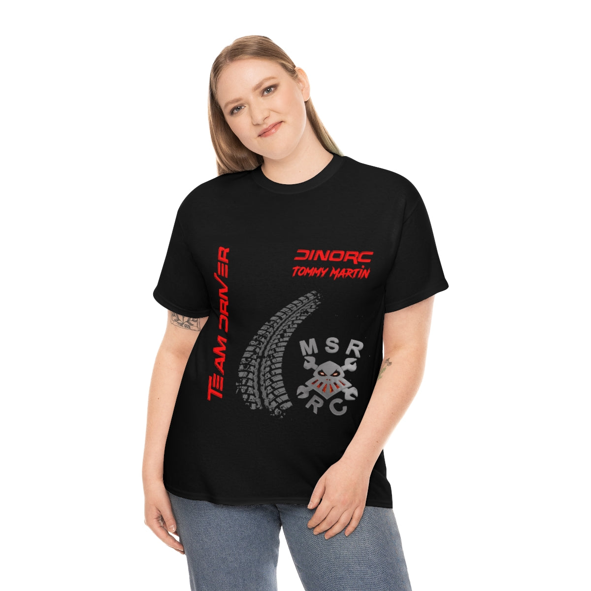 Team Driver Tommy Martin MSR RC Front and Back DinoRc Logo T-Shirt S-5x 5 colors