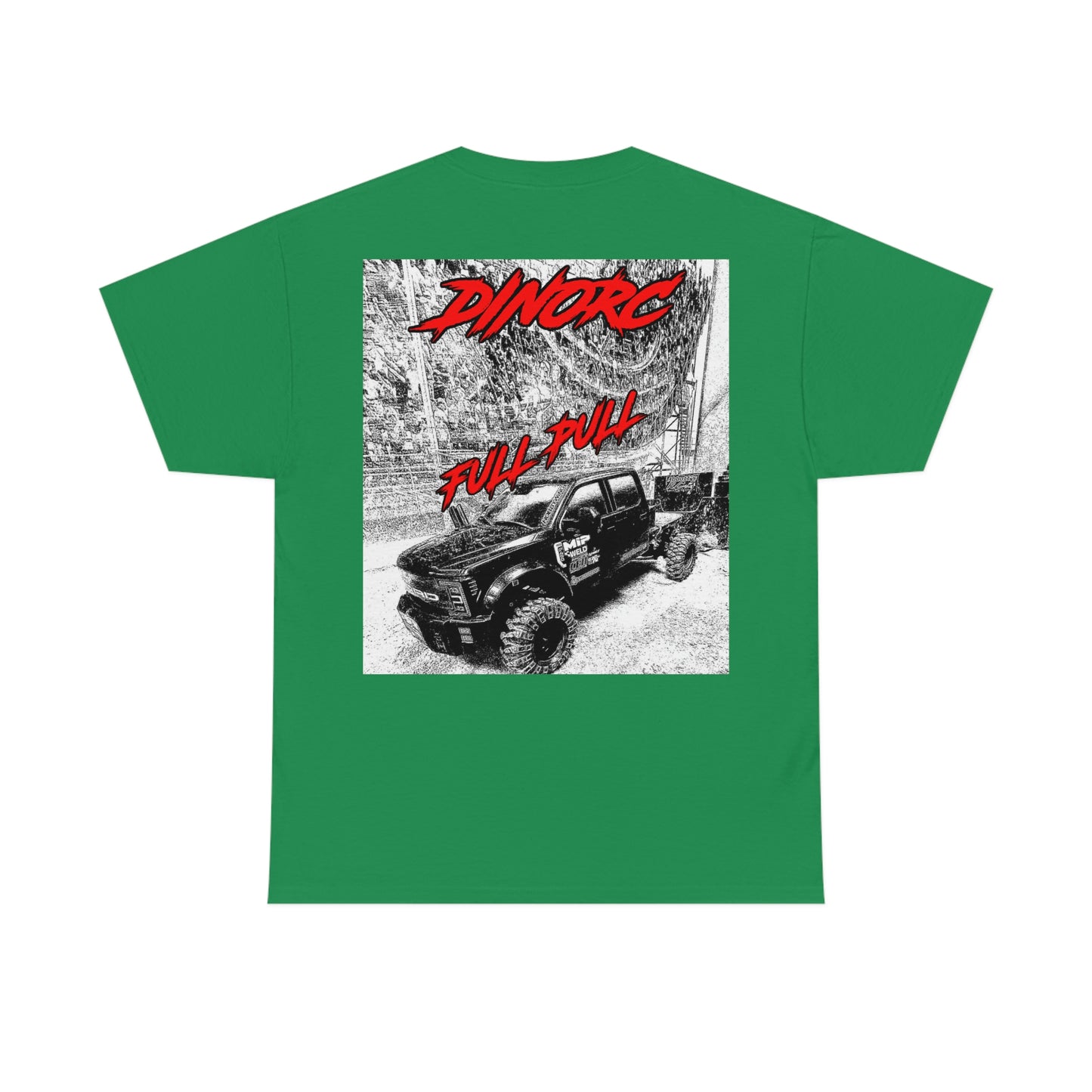 FULL PULL DinoRc Logo front back T-Shirt S-5x
