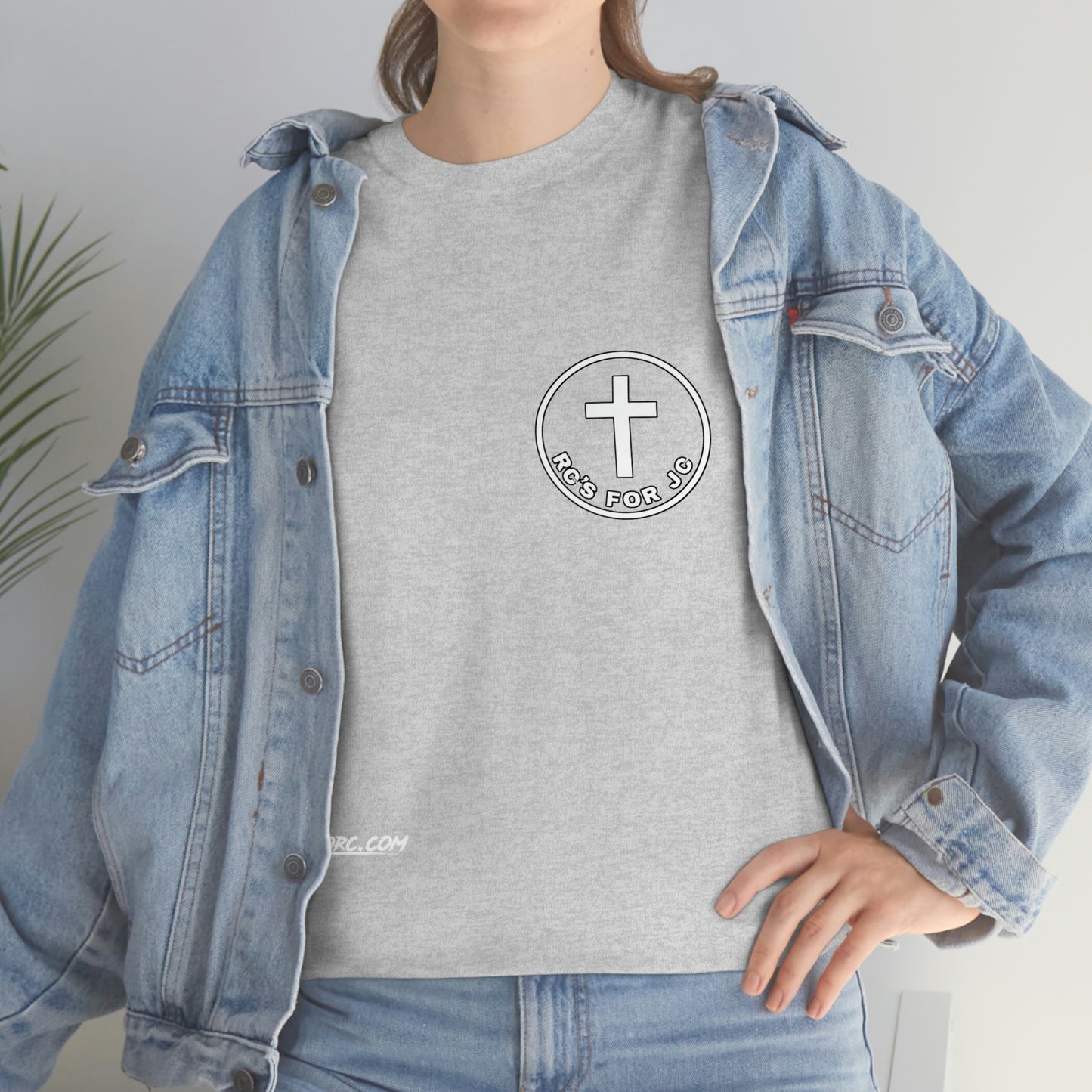 RCSFORJC White Logo Front Back T-Shirt 10 colors S-5x