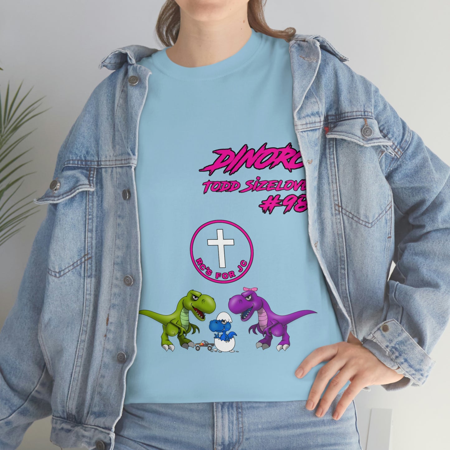 Team Driver Todd Sizelove truck logo Front and Back DinoRc Logo T-Shirt S-5x 5 colors