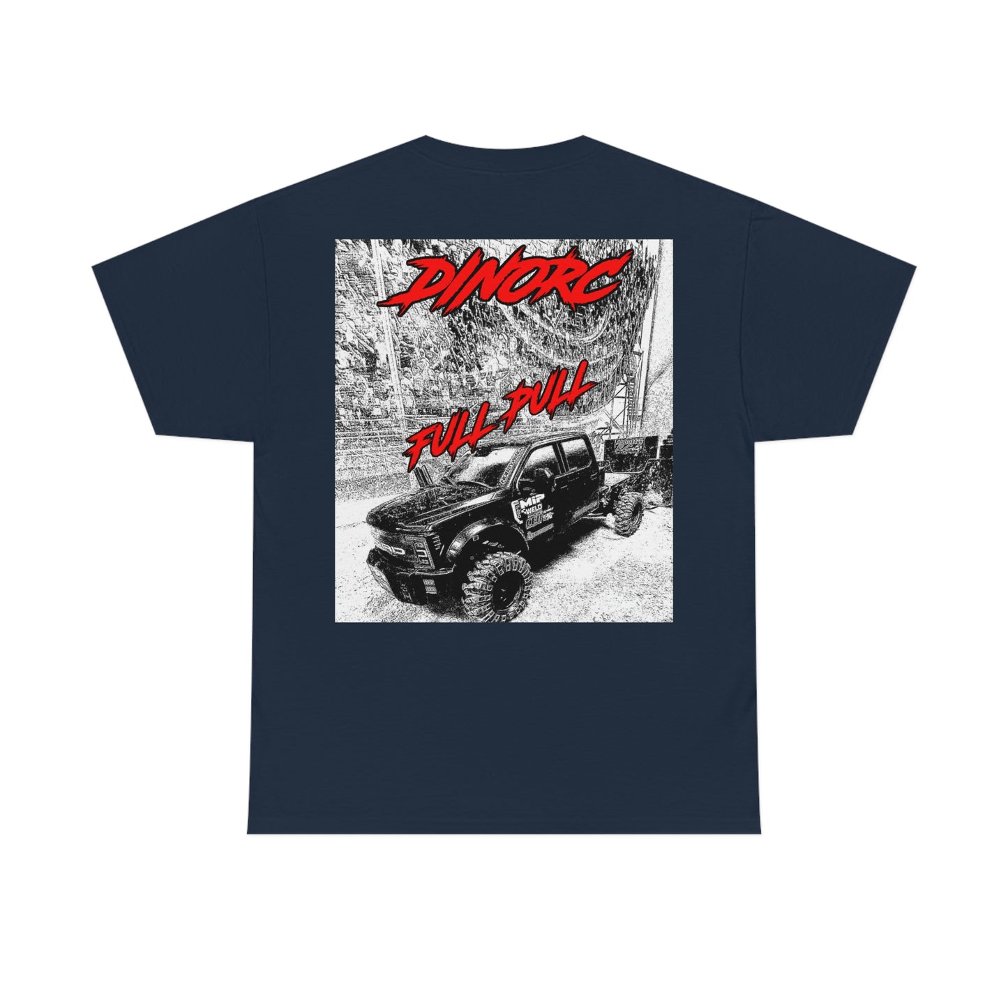 FULL PULL DinoRc Logo front back T-Shirt S-5x