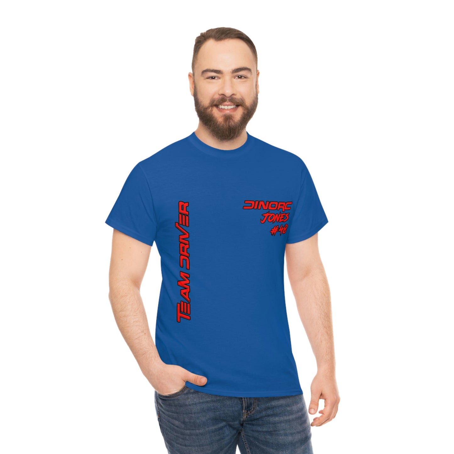 Team Driver Doug Jones Front and Back DinoRc Logo T-Shirt S-5x 5 colors
