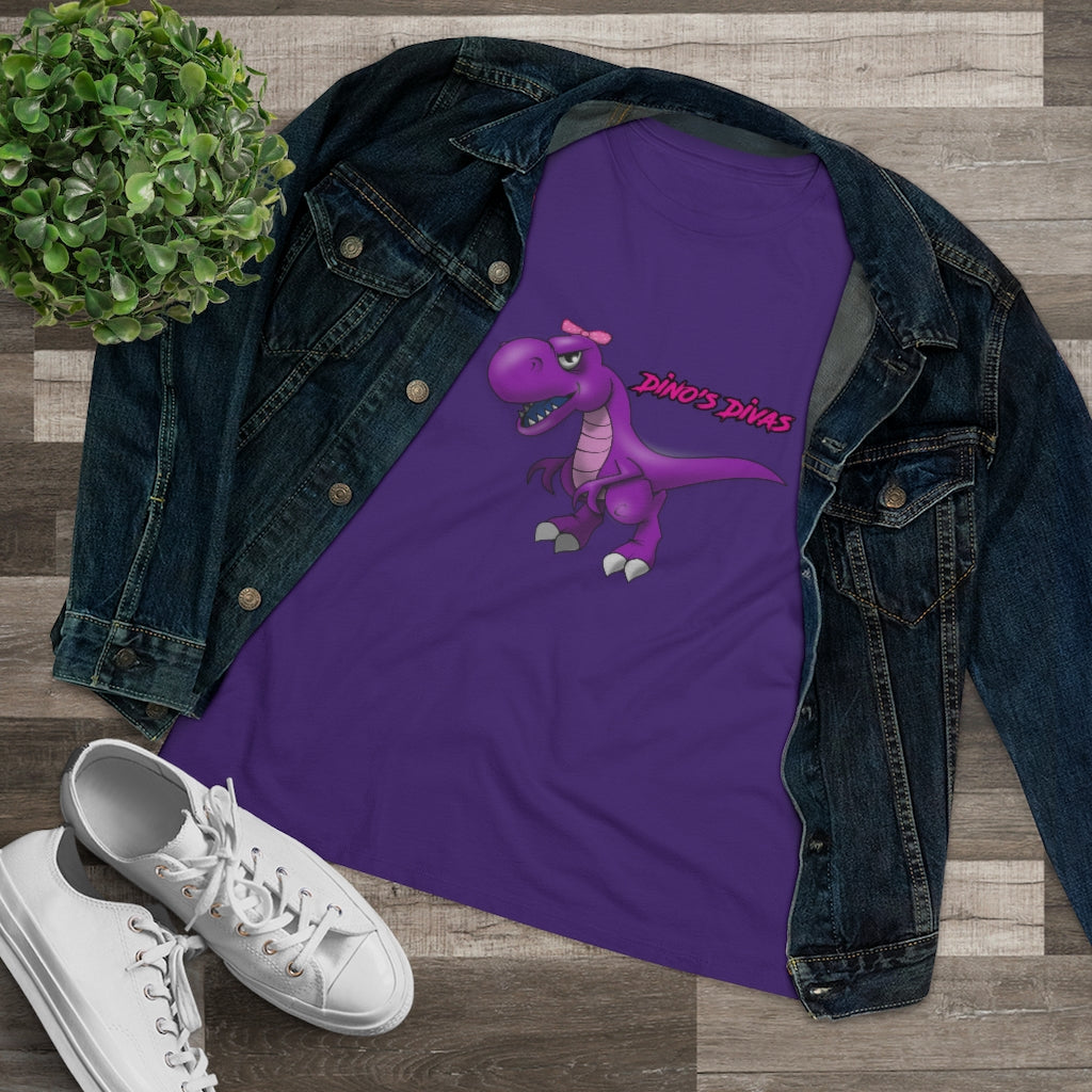Dino's Divas Women's DinoRC Logo Premium Tee