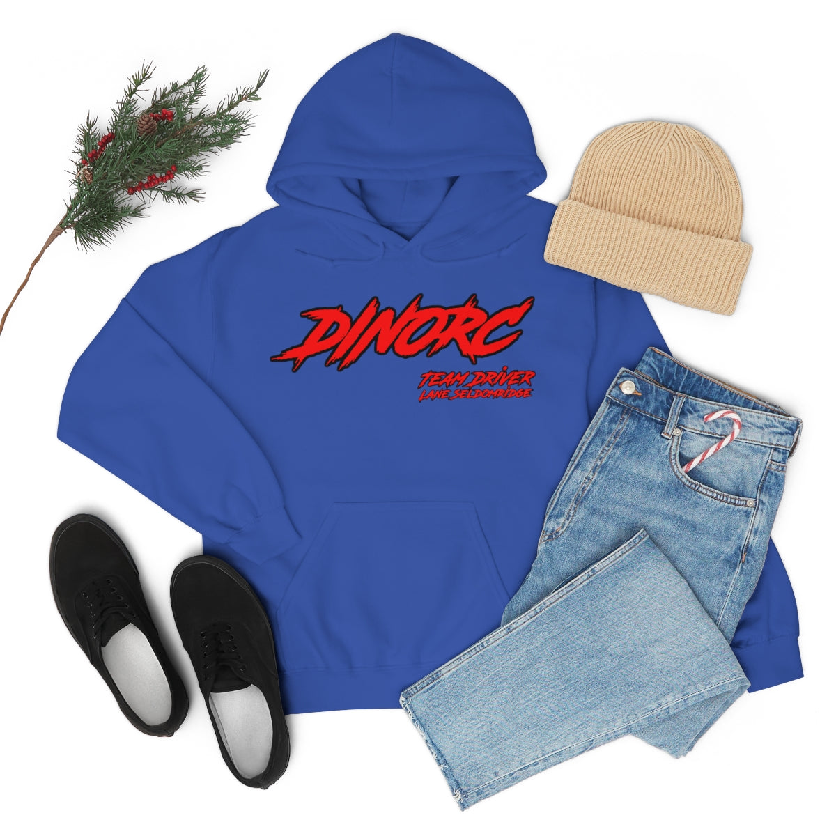 Tean Driver Lane Seldomridge DinoRC Logo Hooded Sweatshirt Heavy Blend™ Hooded Sweatshirt