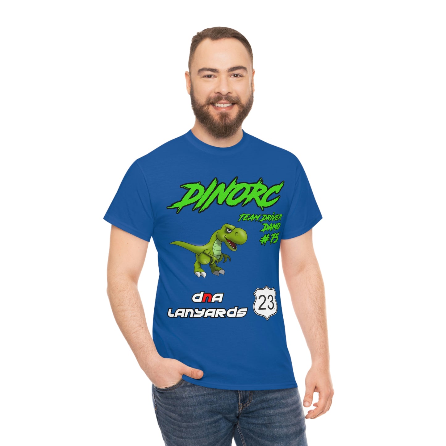 Team Driver DNA Lanyards Front and Back DinoRc Logo T-Shirt S-5x 5 colors