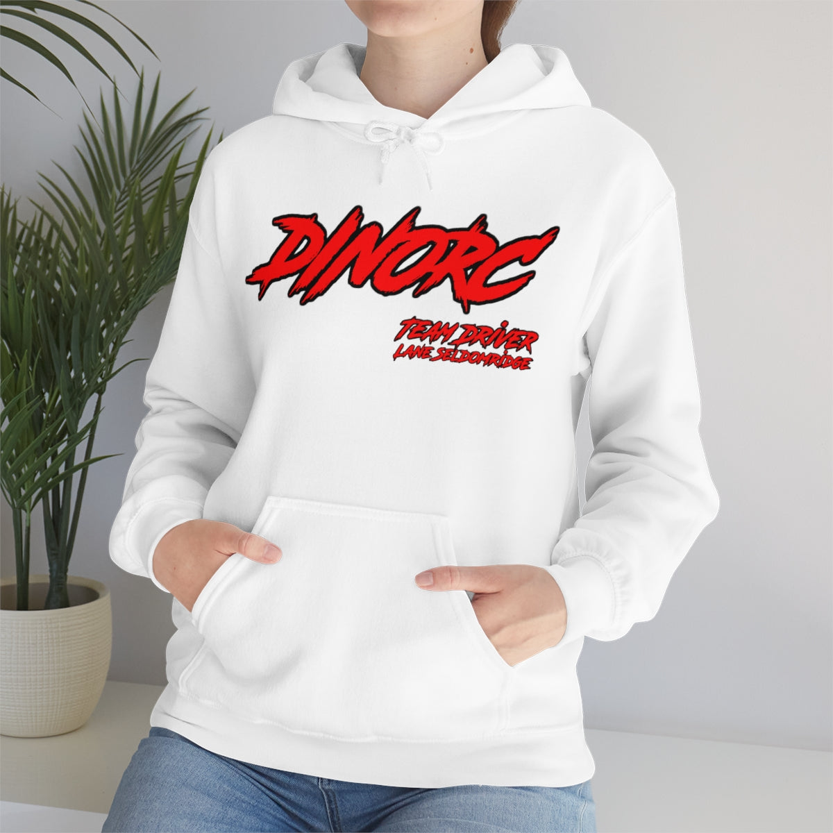 Tean Driver Lane Seldomridge DinoRC Logo Hooded Sweatshirt Heavy Blend™ Hooded Sweatshirt