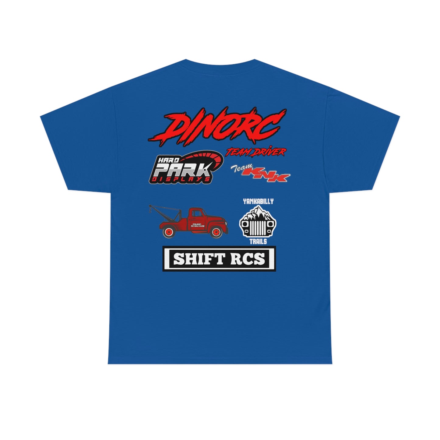 Team Driver Todd Sizelove truck logo Front and Back DinoRc Logo T-Shirt S-5x 5 colors