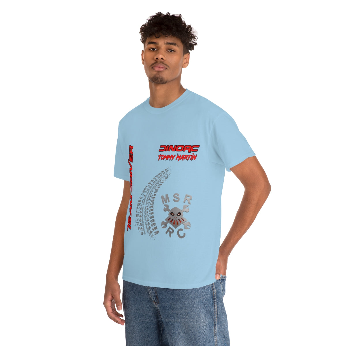 Team Driver Tommy Martin MSR RC Front and Back DinoRc Logo T-Shirt S-5x 5 colors
