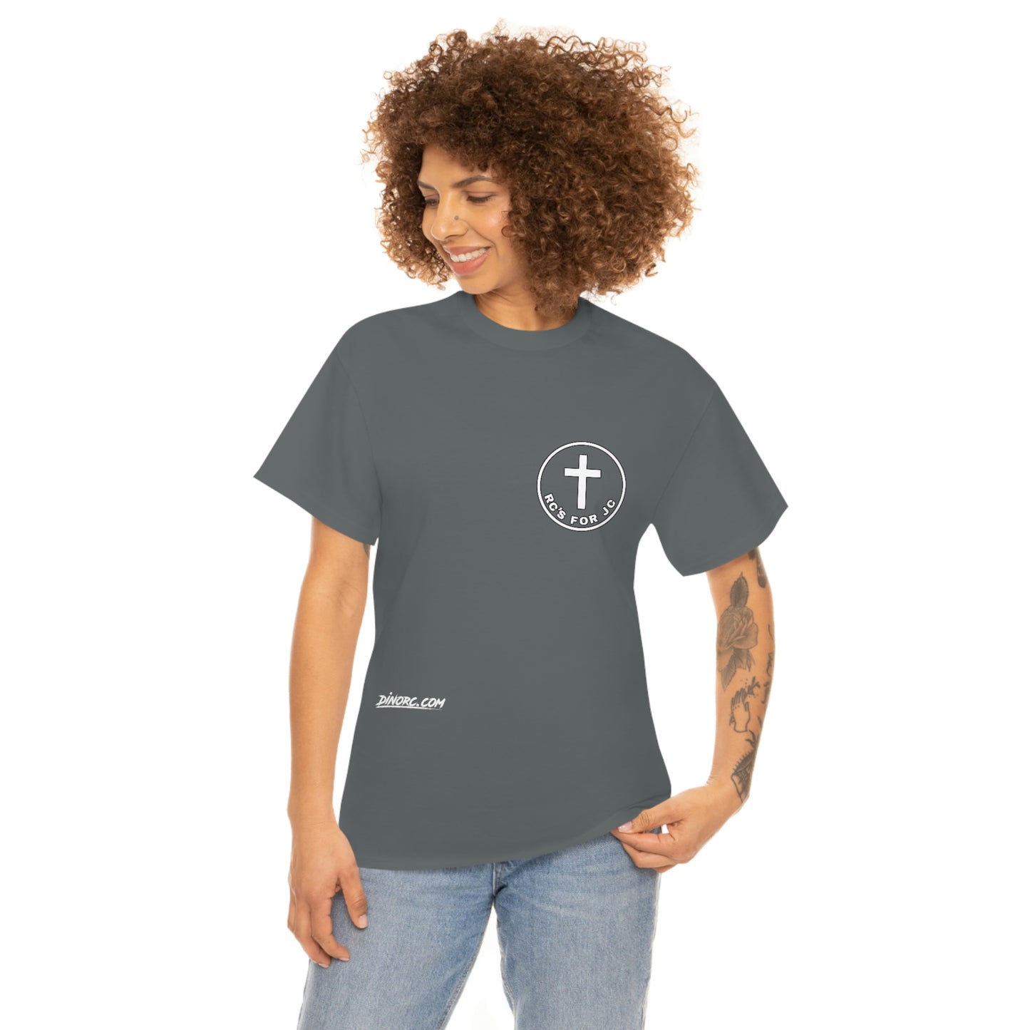 RCSFORJC White Logo Front Back T-Shirt 10 colors S-5x