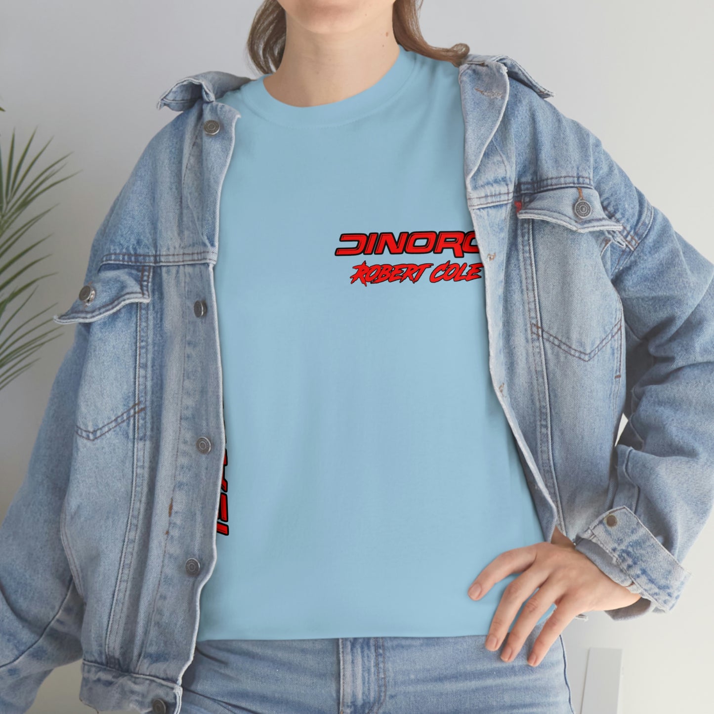 Team Driver Robert Cole Front and Back DinoRc Logo T-Shirt S-5x 5 colors