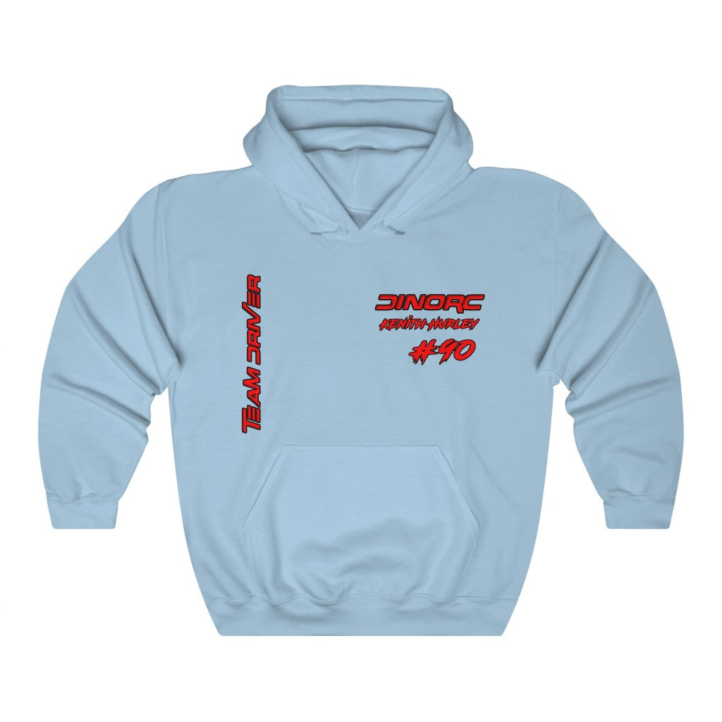 Team Driver Kenith Hurley DinoRC Logo Front Back Heavy Blend™ Hooded Sweatshirt