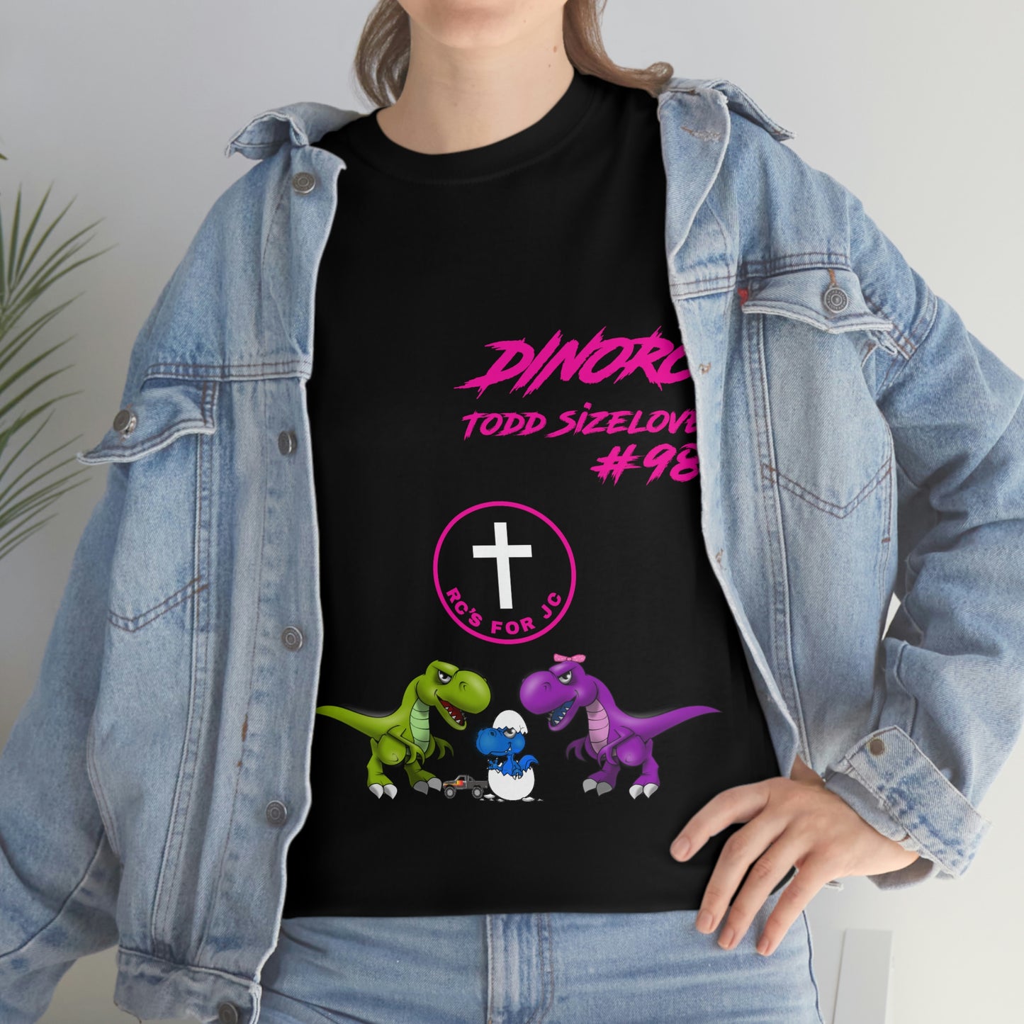 Team Driver Todd Sizelove truck logo Front and Back DinoRc Logo T-Shirt S-5x 5 colors