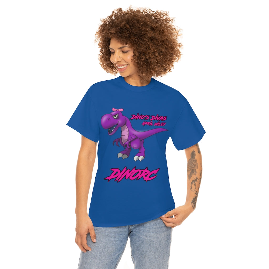 April Wiley Team Driver Dino's Divas DinoRc Logo T-Shirt S-5x