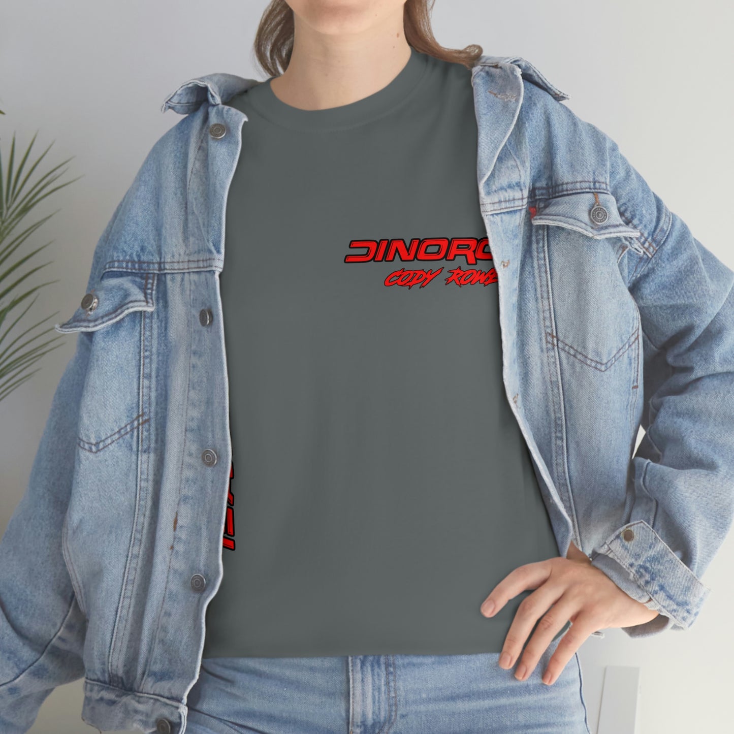 Team Driver Cody Rowe Front and Back DinoRc Logo T-Shirt S-5x 5 colors