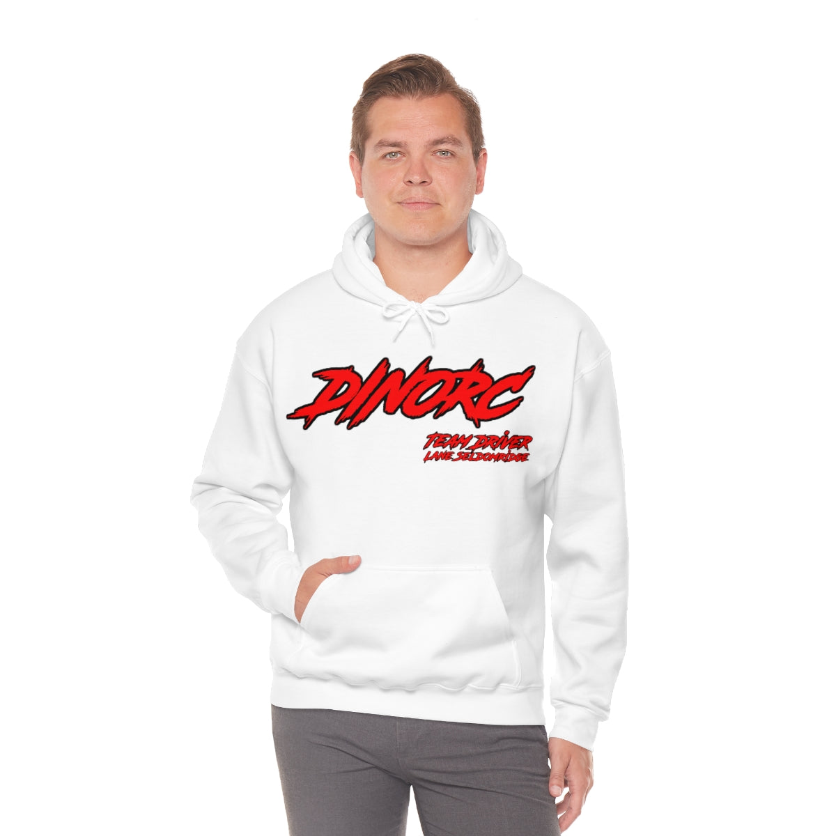 Tean Driver Lane Seldomridge DinoRC Logo Hooded Sweatshirt Heavy Blend™ Hooded Sweatshirt